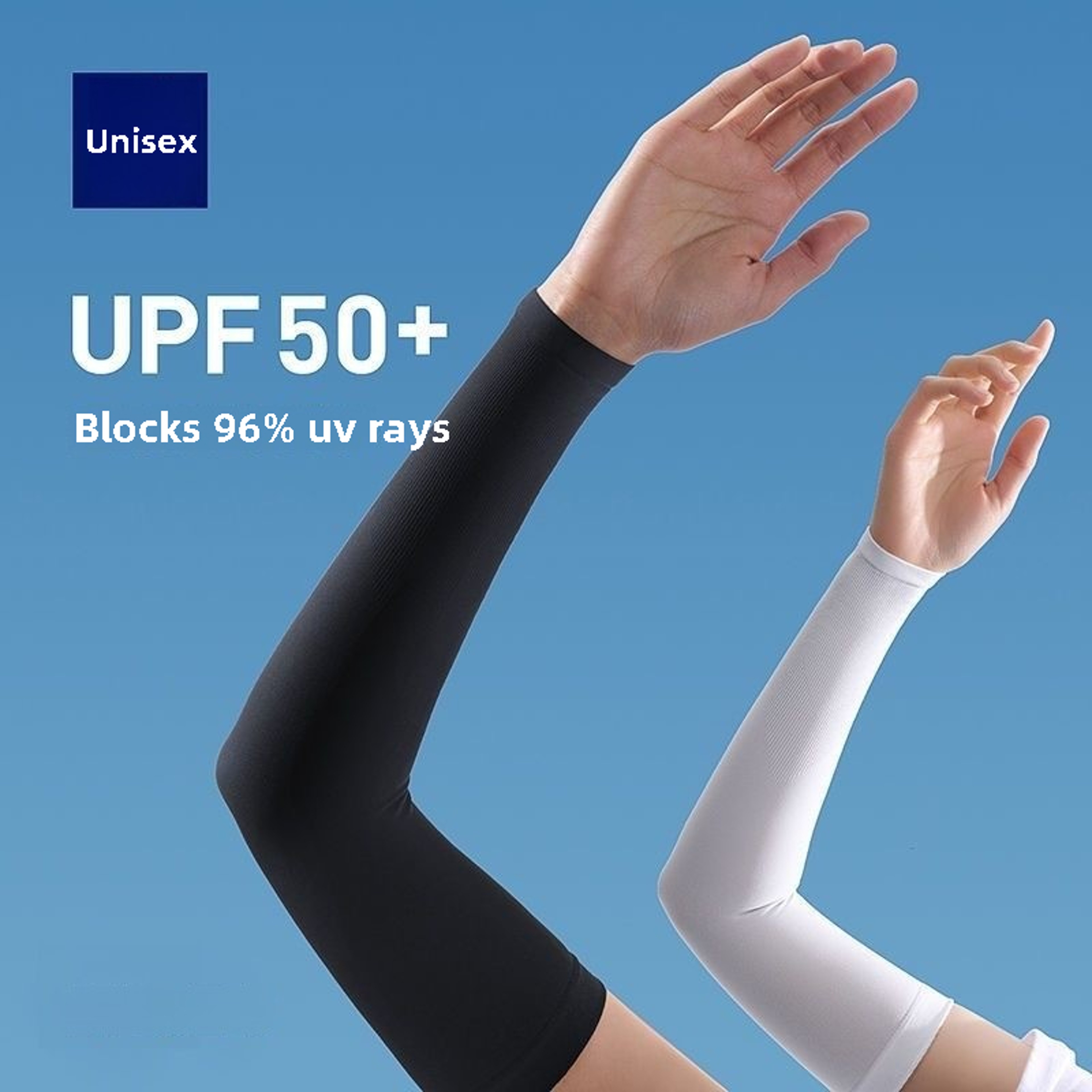 Cooling Ice Silk UV Protection Arm Sleeves For Men  Women 4