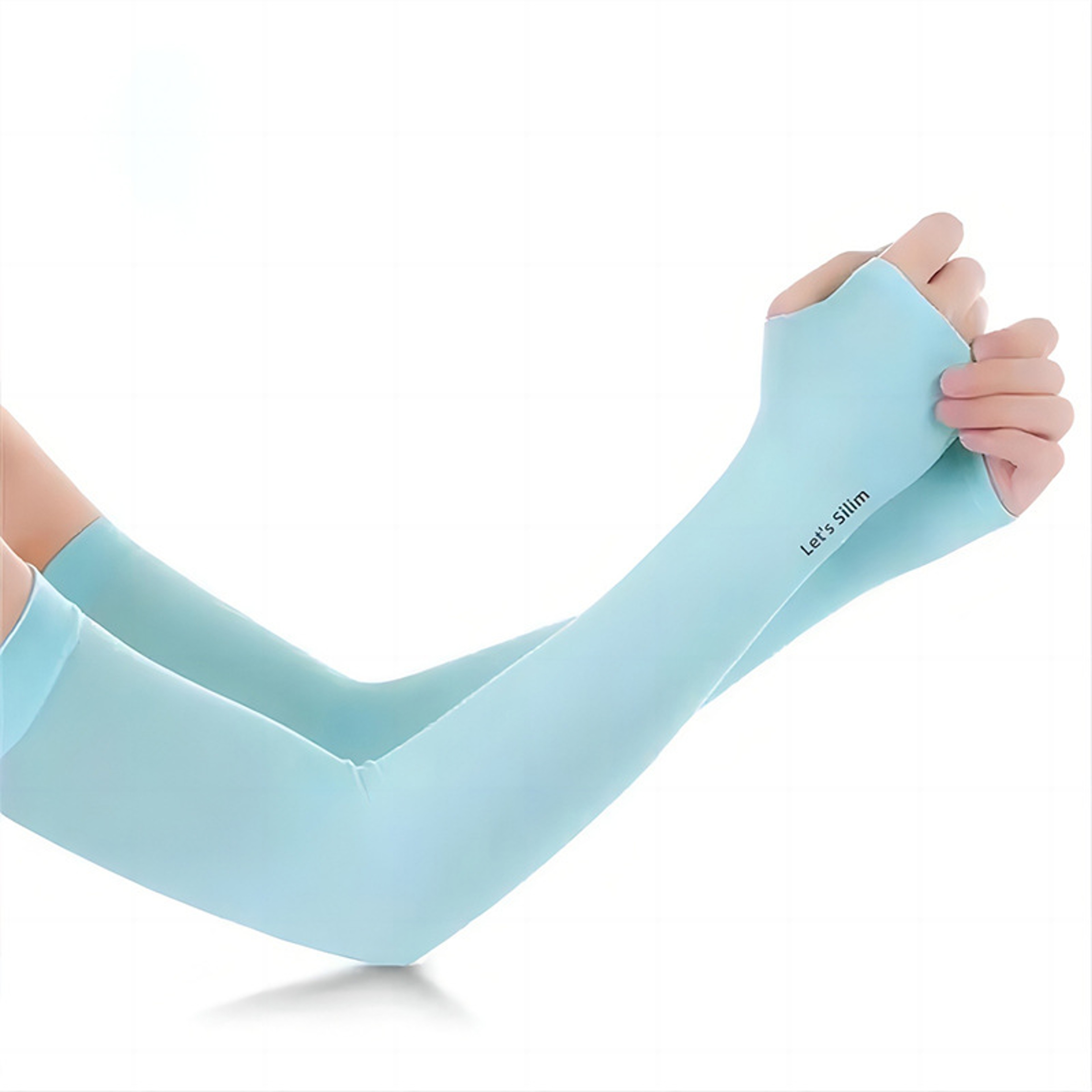 Cooling Ice Silk UV Protection Arm Sleeves For Men  Women 8