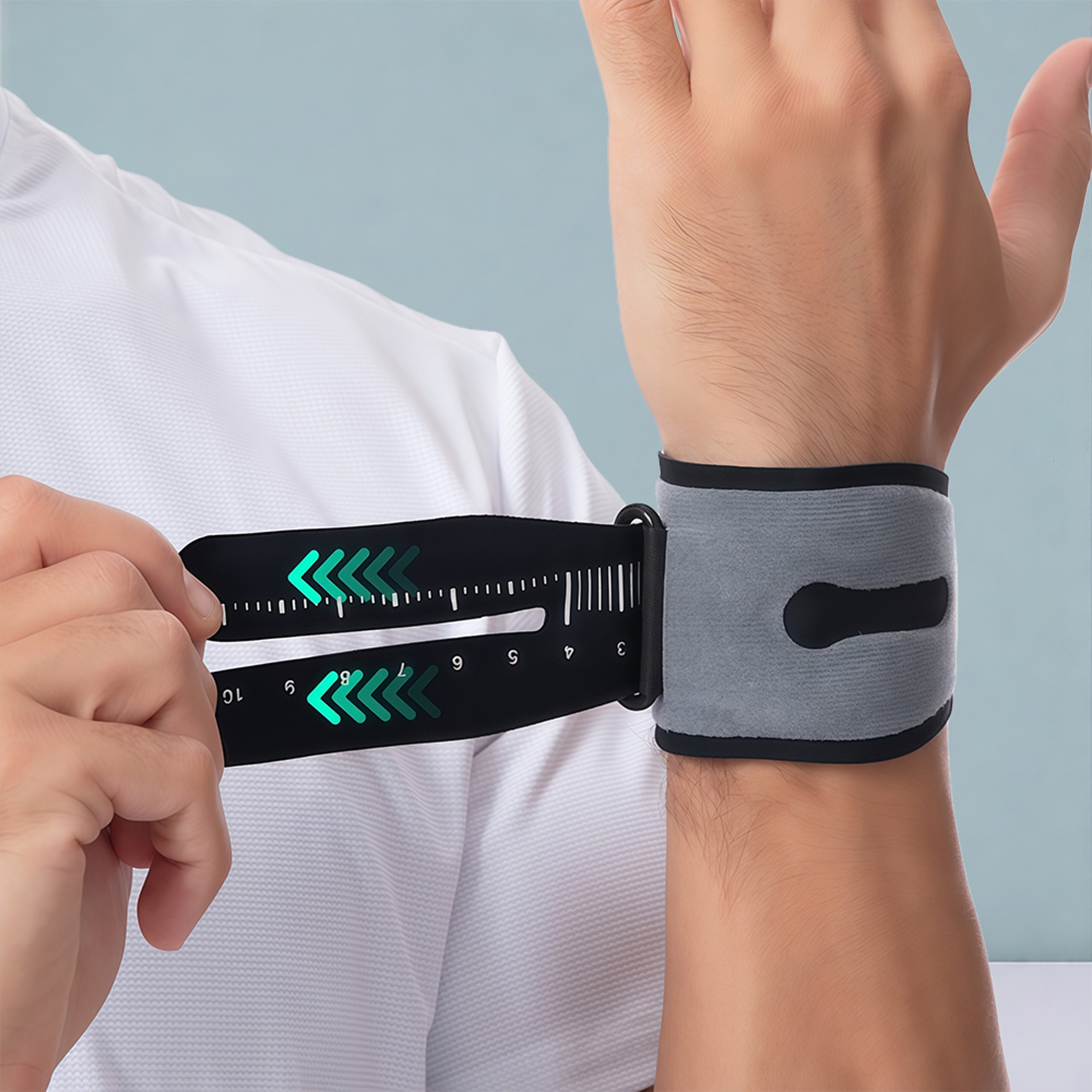 Shock Absorbing Wrist Brace Compression Support Strap For TFCC Tendonitis  Pain Relief 0