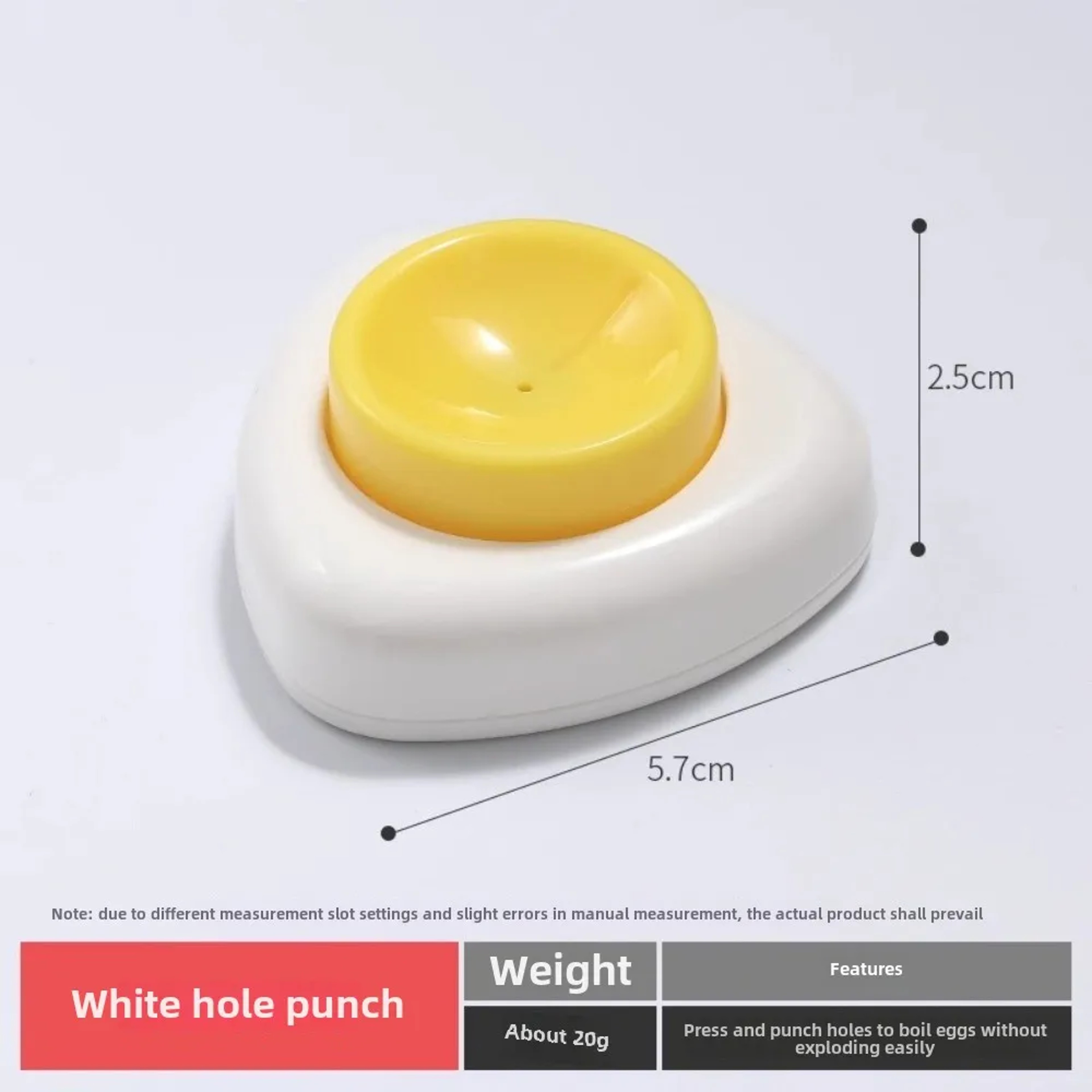 Egg Hole Punch Kitchen Egg Piercer Tool For Easy Boiled Egg Peeling 0