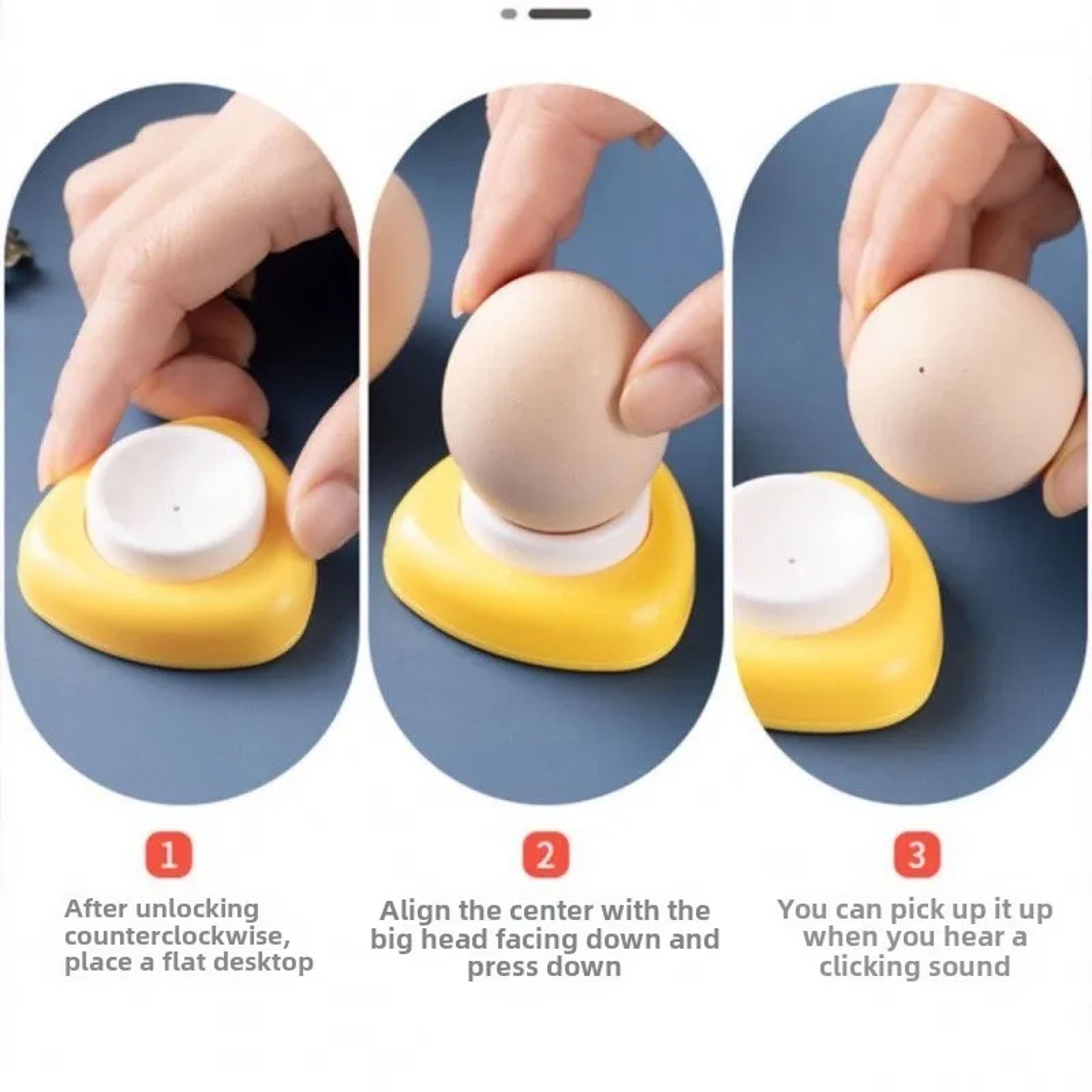 Egg Hole Punch Kitchen Egg Piercer Tool For Easy Boiled Egg Peeling 4