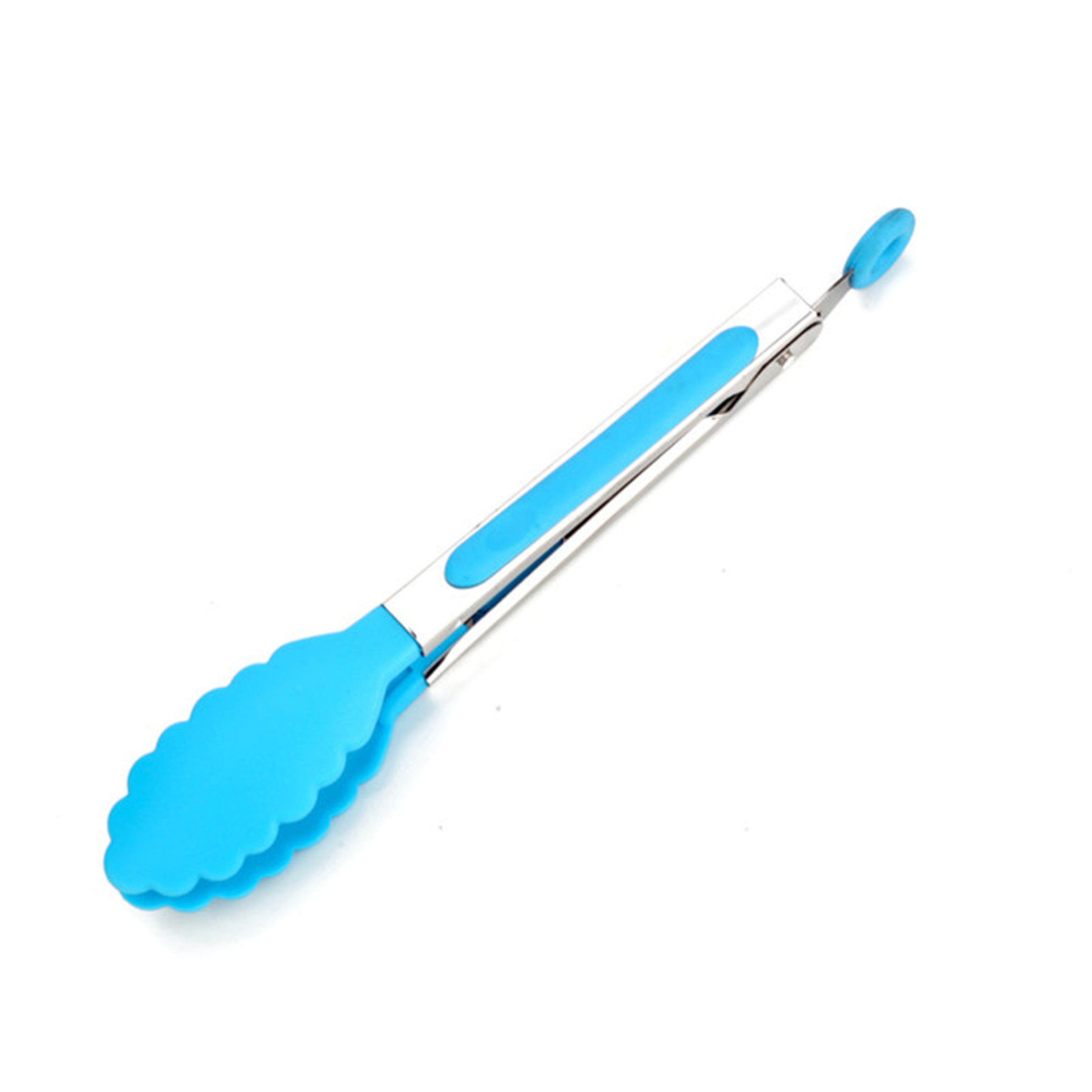 Silicone Kitchen Tongs With Locking Handle For BBQ Grilling Salad And Serving 3