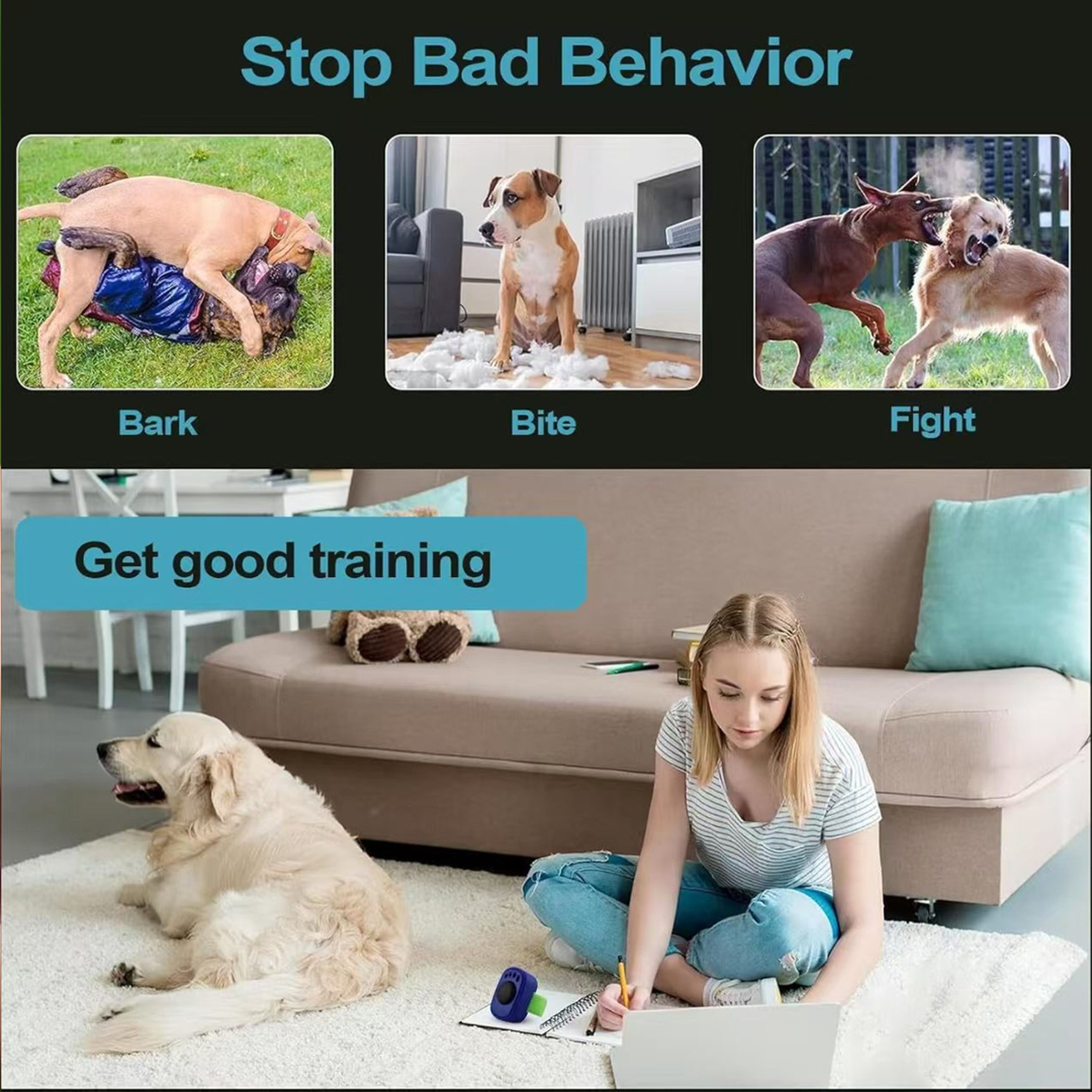 Mini Finger Ring Dog Training Clicker No Battery Pet Trainer – view 4