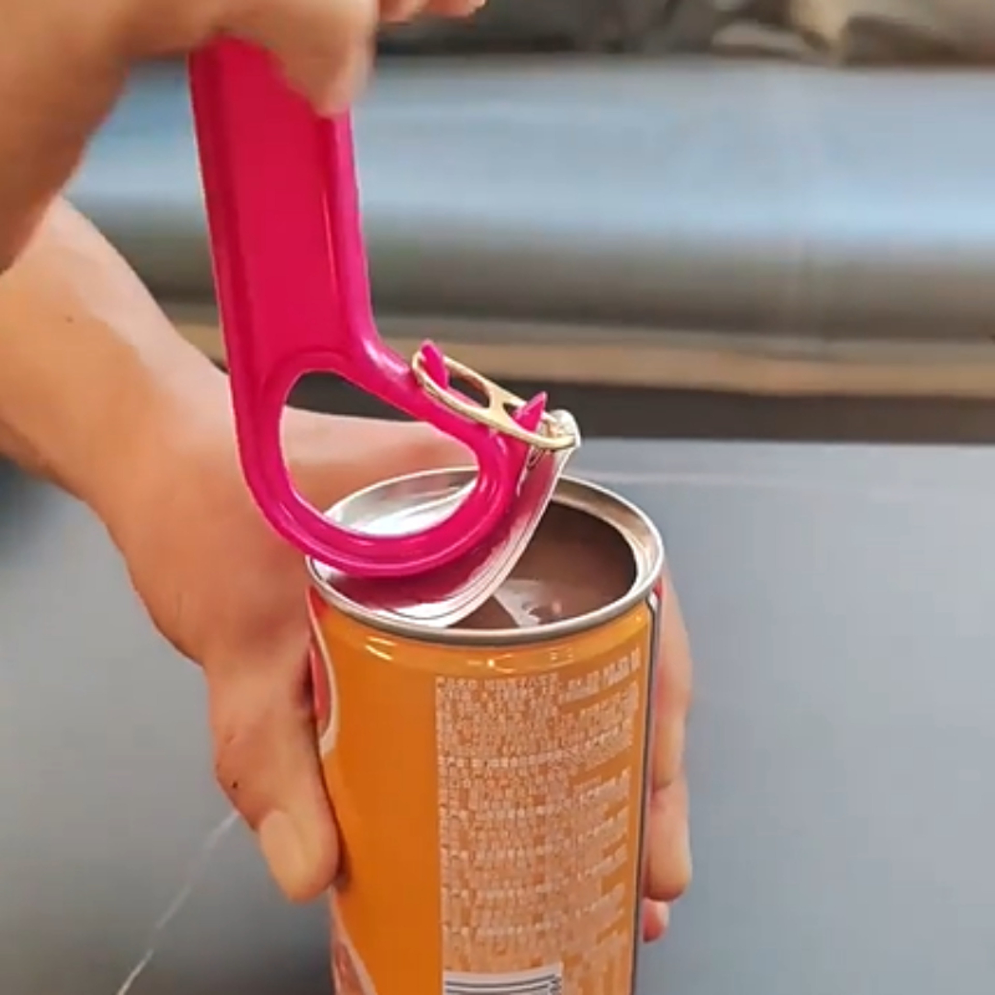 Pull Tab Can Opener Nail Saver Tool For Soda And Food Cans 0