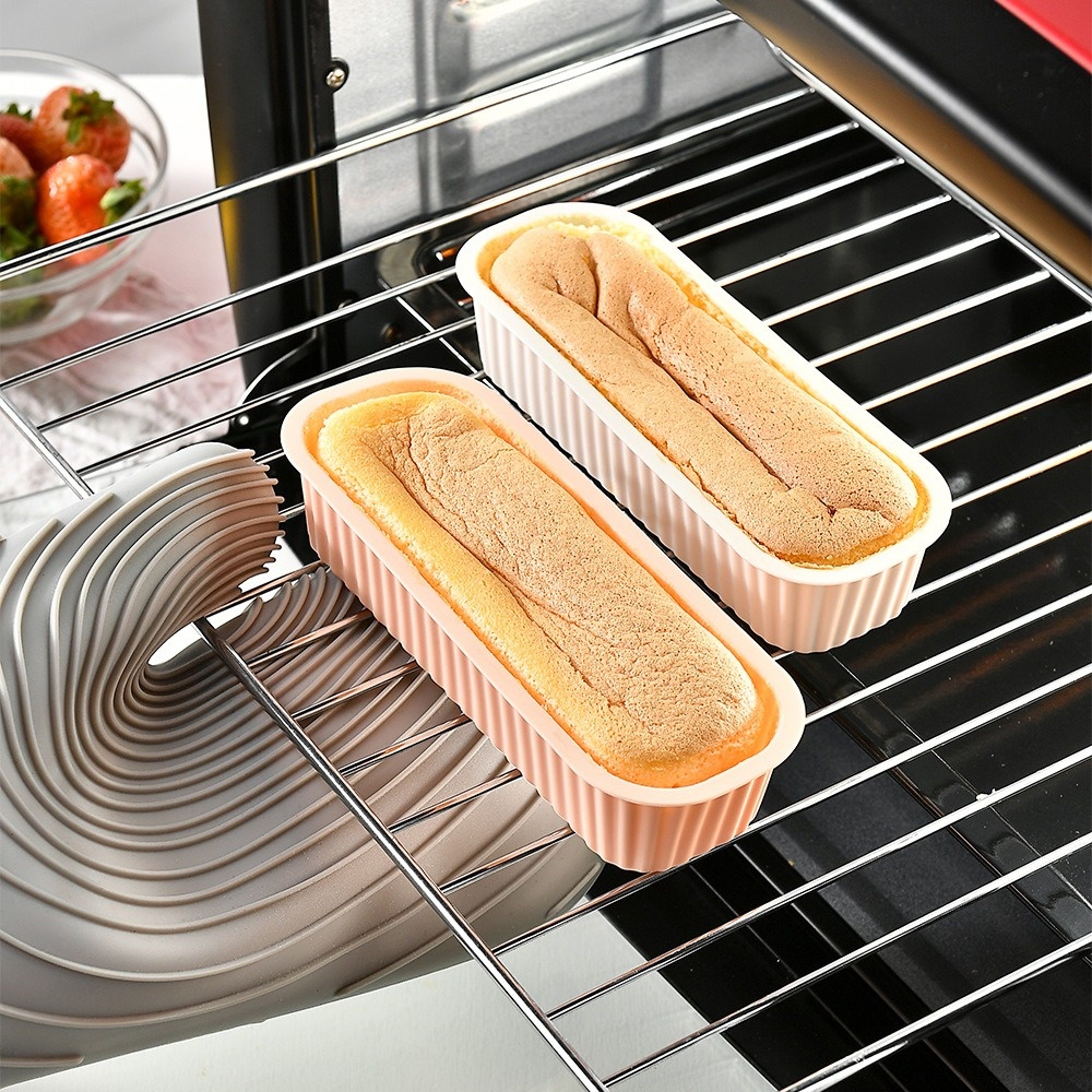 Mini Rectangular Silicone Cake Mold For Toast Bread And DIY Baking 2