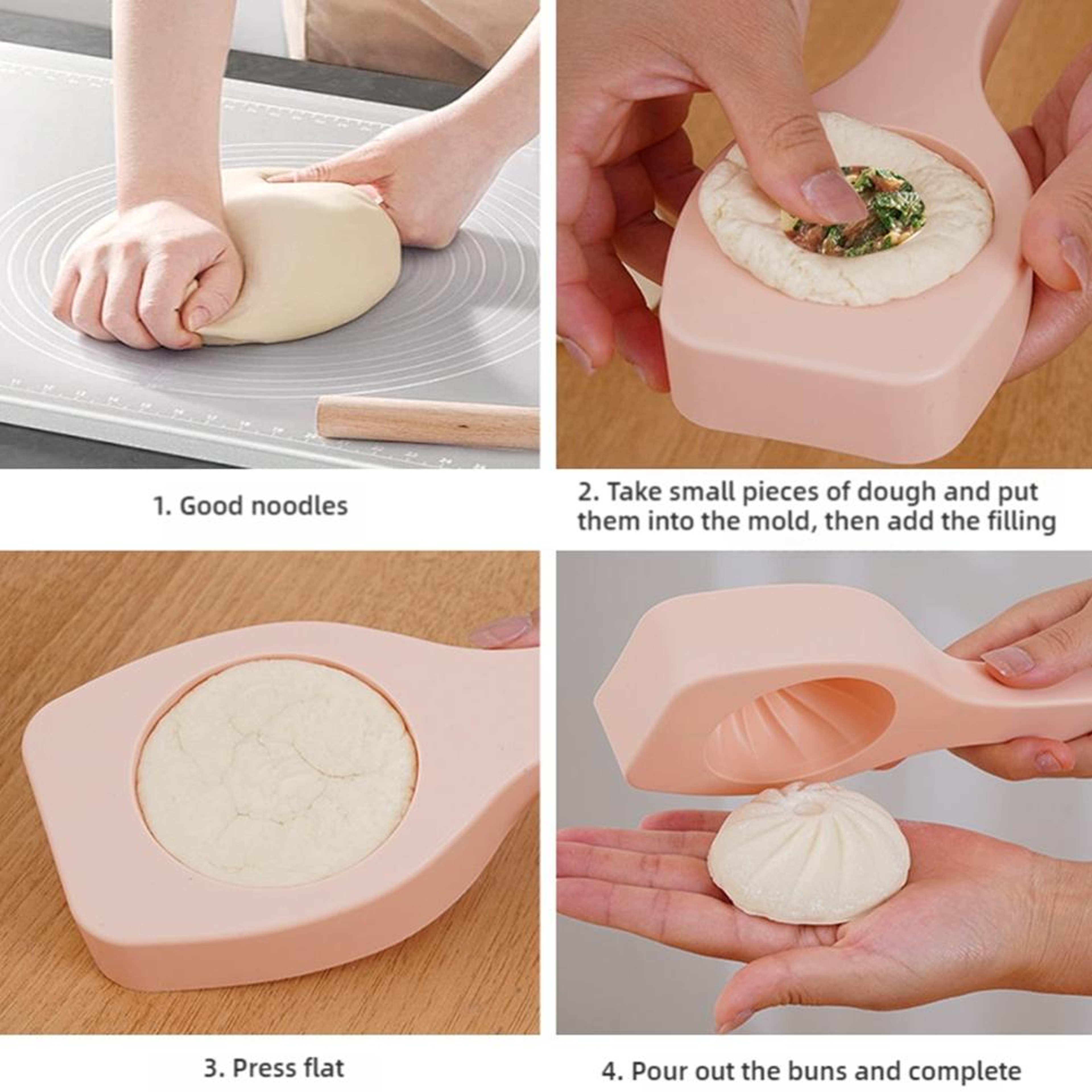 Steamed Bun Mold Bao Bun Maker For Dumplings And Homemade Pastries 0