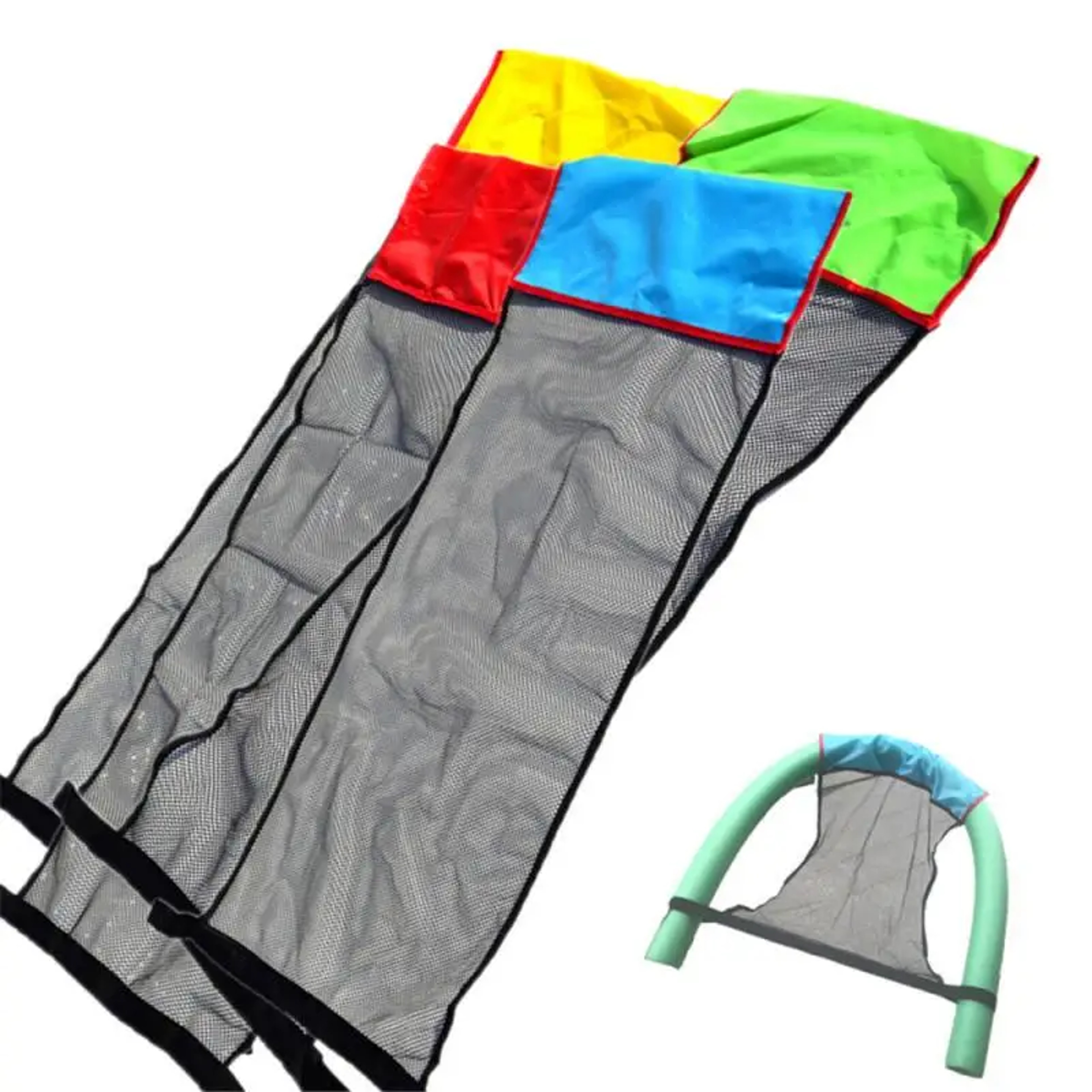 Floating Water Hammock Pool Float Mat For Relaxing Summer Lounging 5