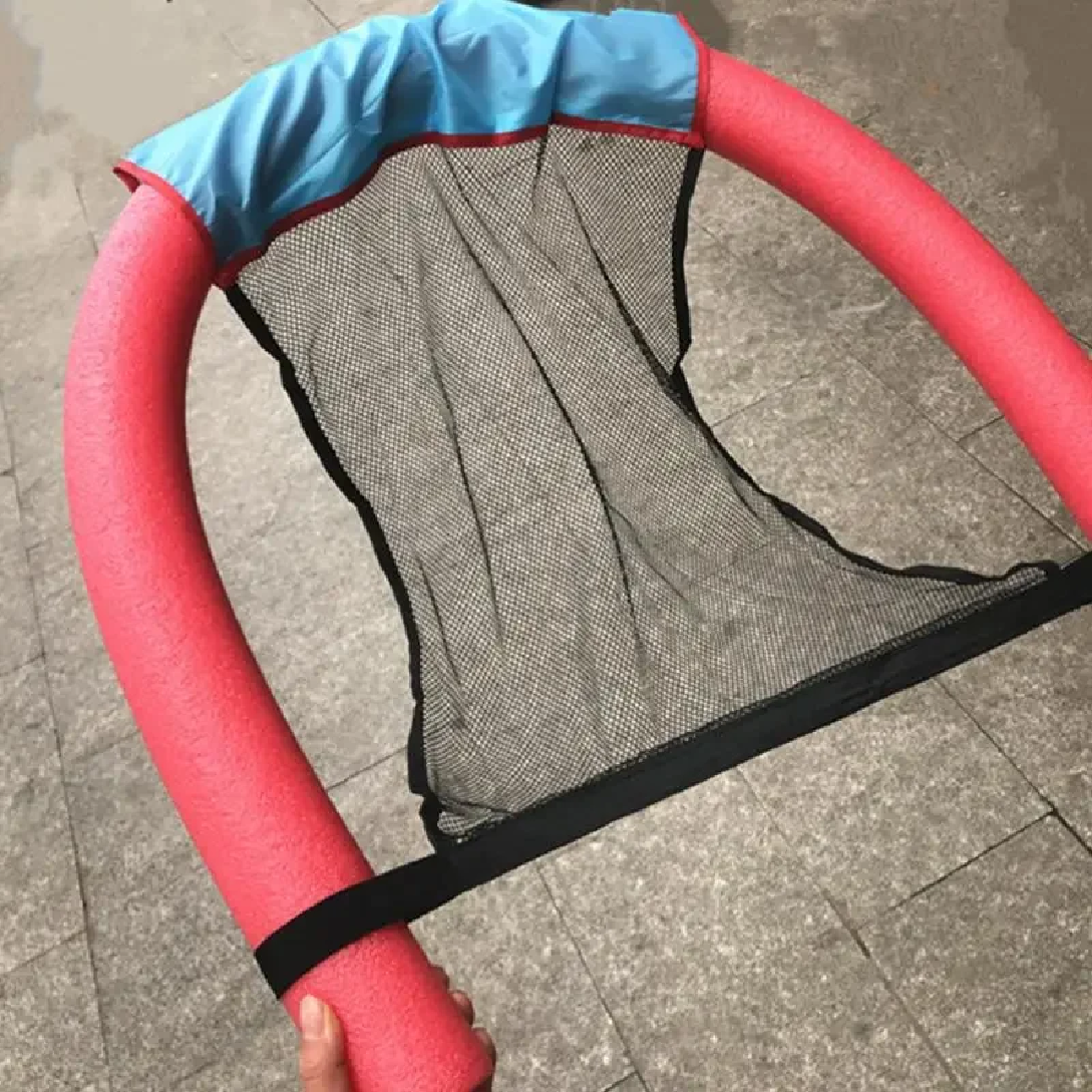 Floating Water Hammock Net Cover Pool Float Mat For Summer Lounging 3