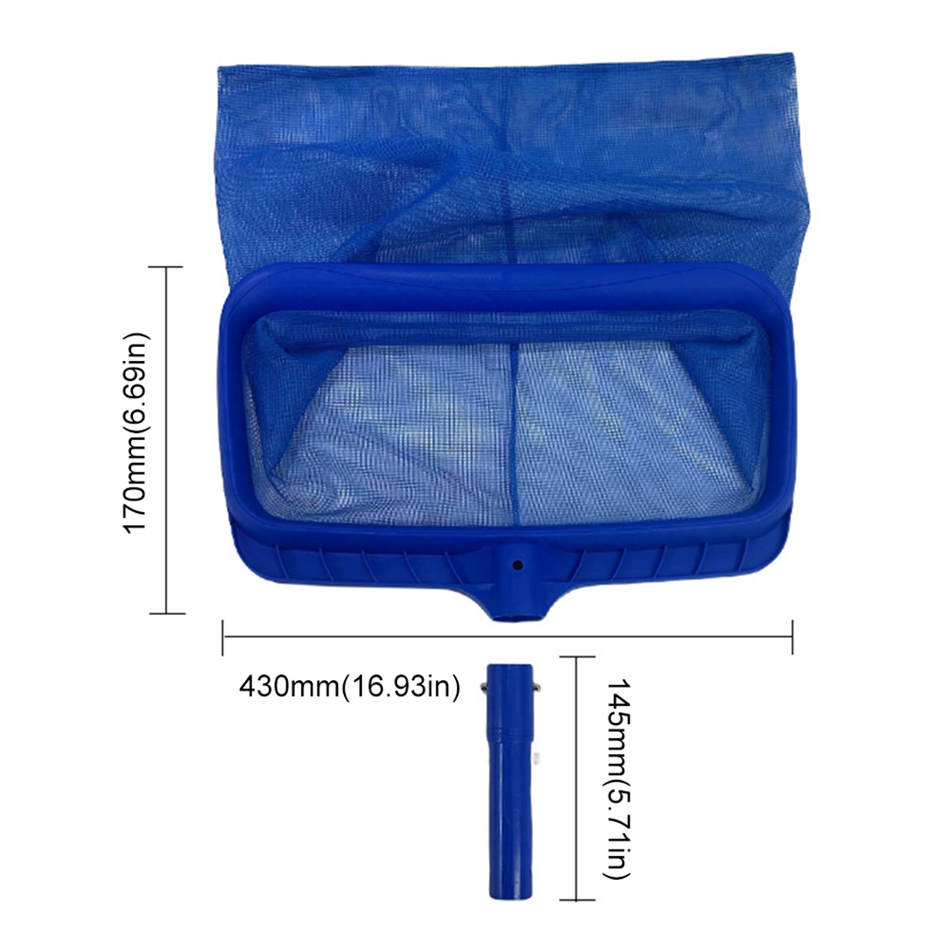 Deep Bag Pool Skimmer Net For Leaves Spa And Pond Cleaning 5