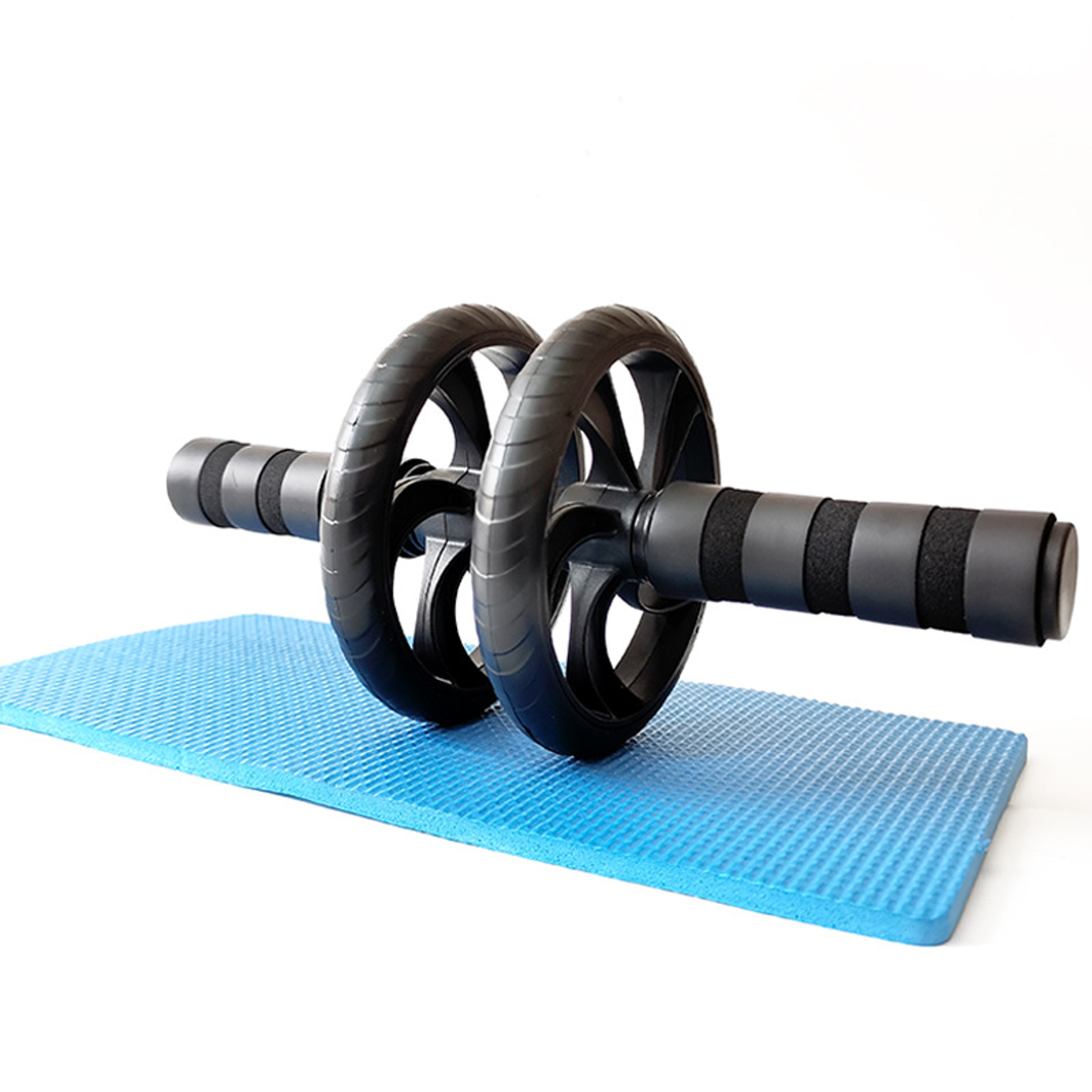 Silent Dual Wheel Ab Roller For Core Strength Training Home Fitness Equipment 7