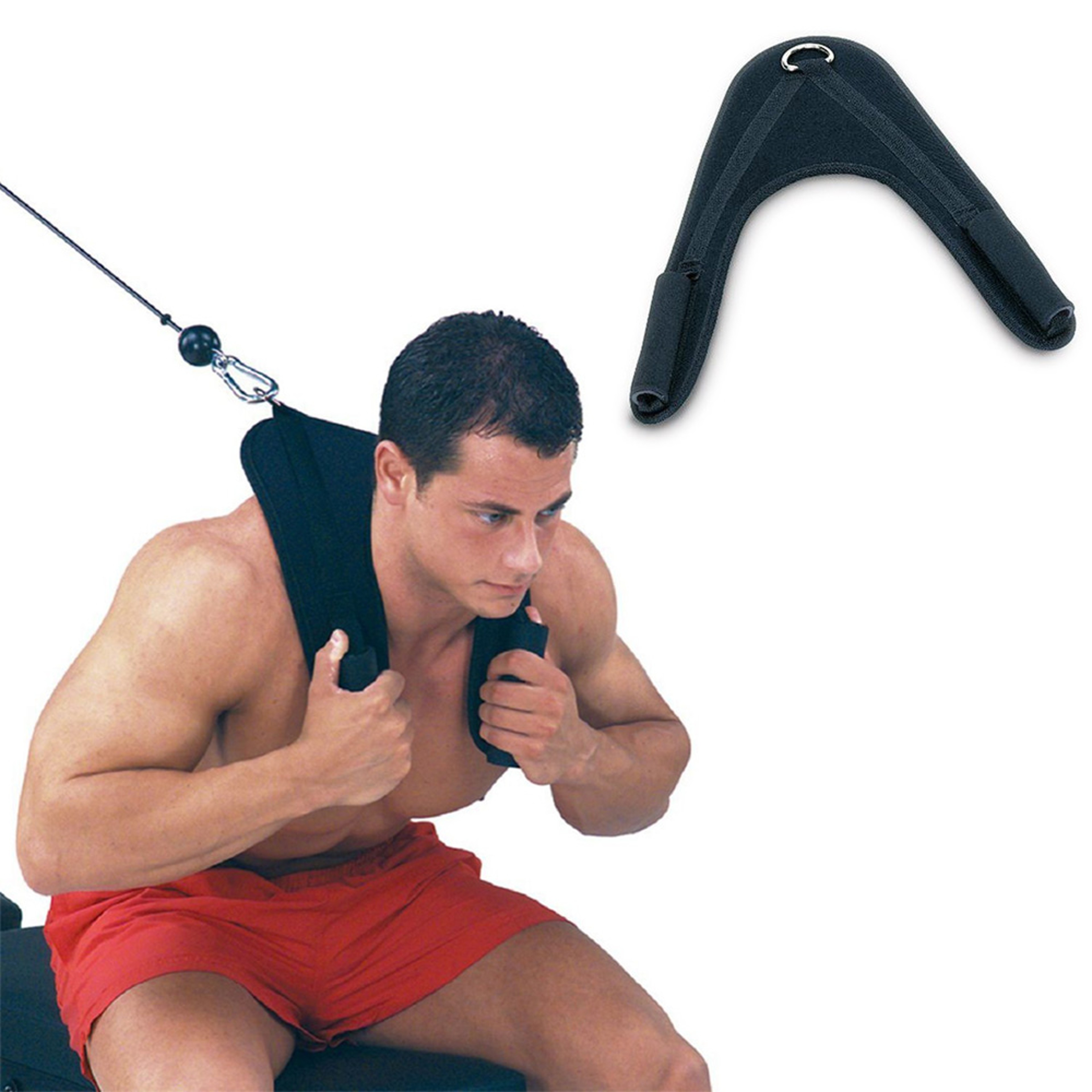 Nylon Ab Crunch Straps for Home Gym Core Training Workout Harness – view 1