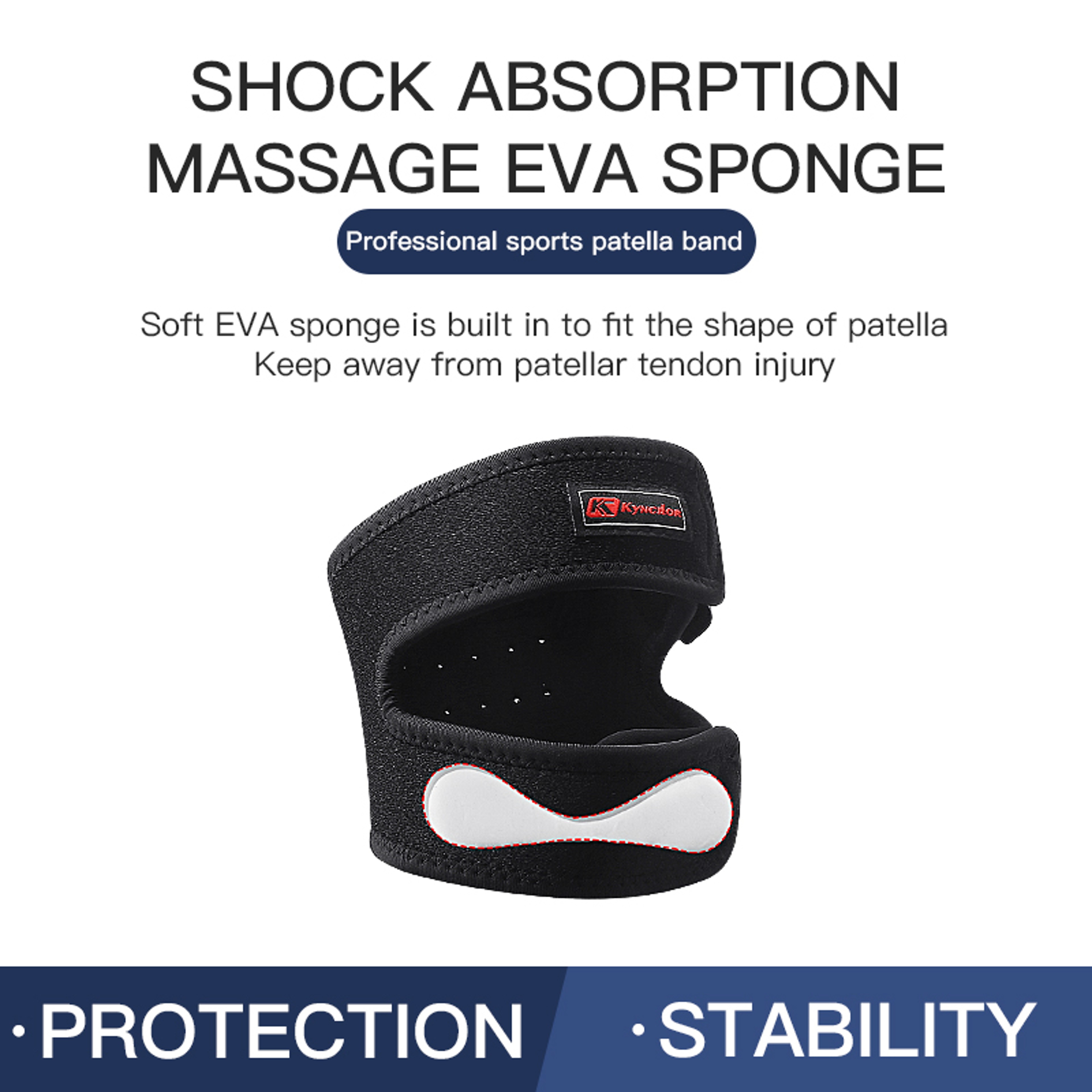 Adjustable Knee Brace With Patella Support 2