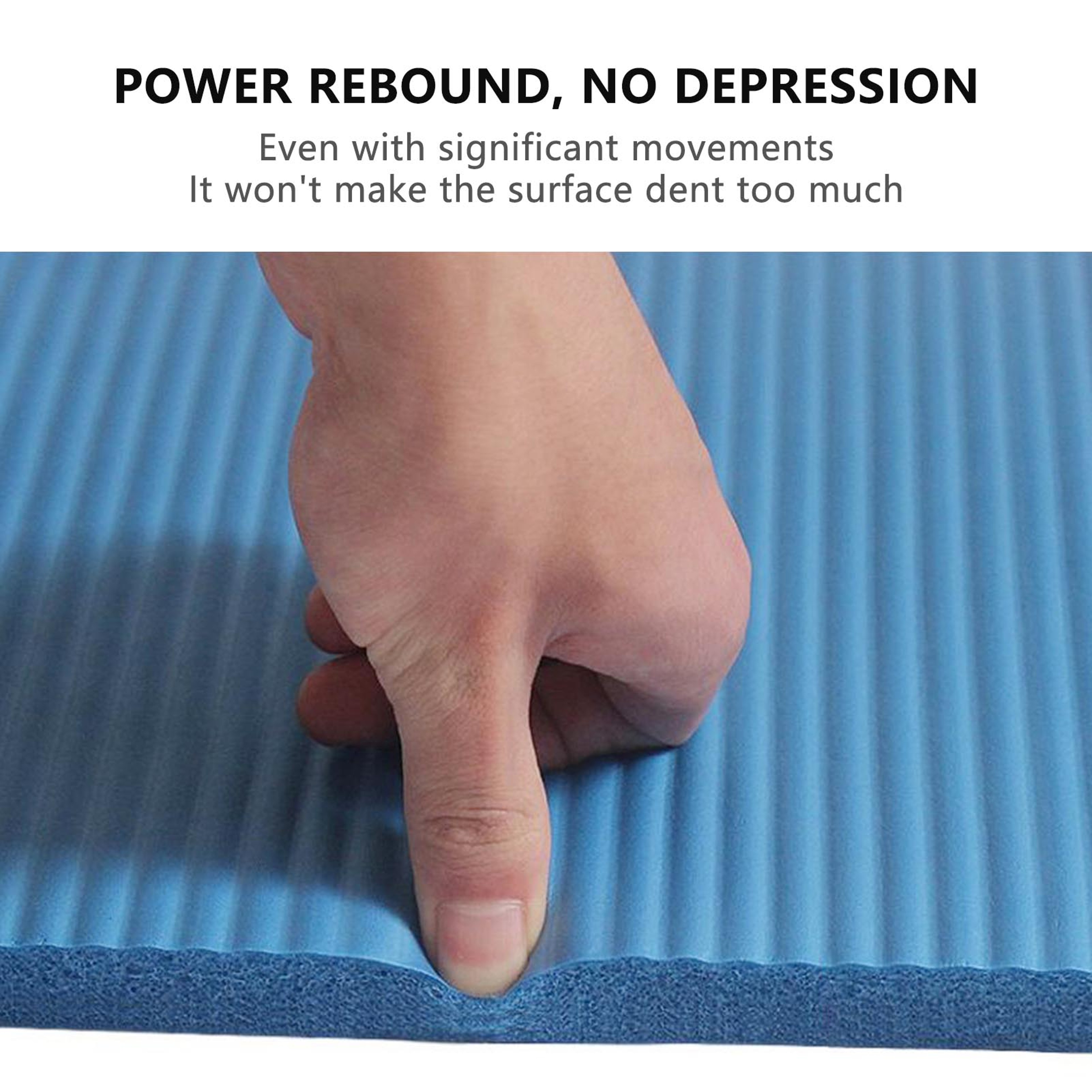 Mini Premium Yoga Mat Shock Absorption Soft Pilates Exercise Mat 4