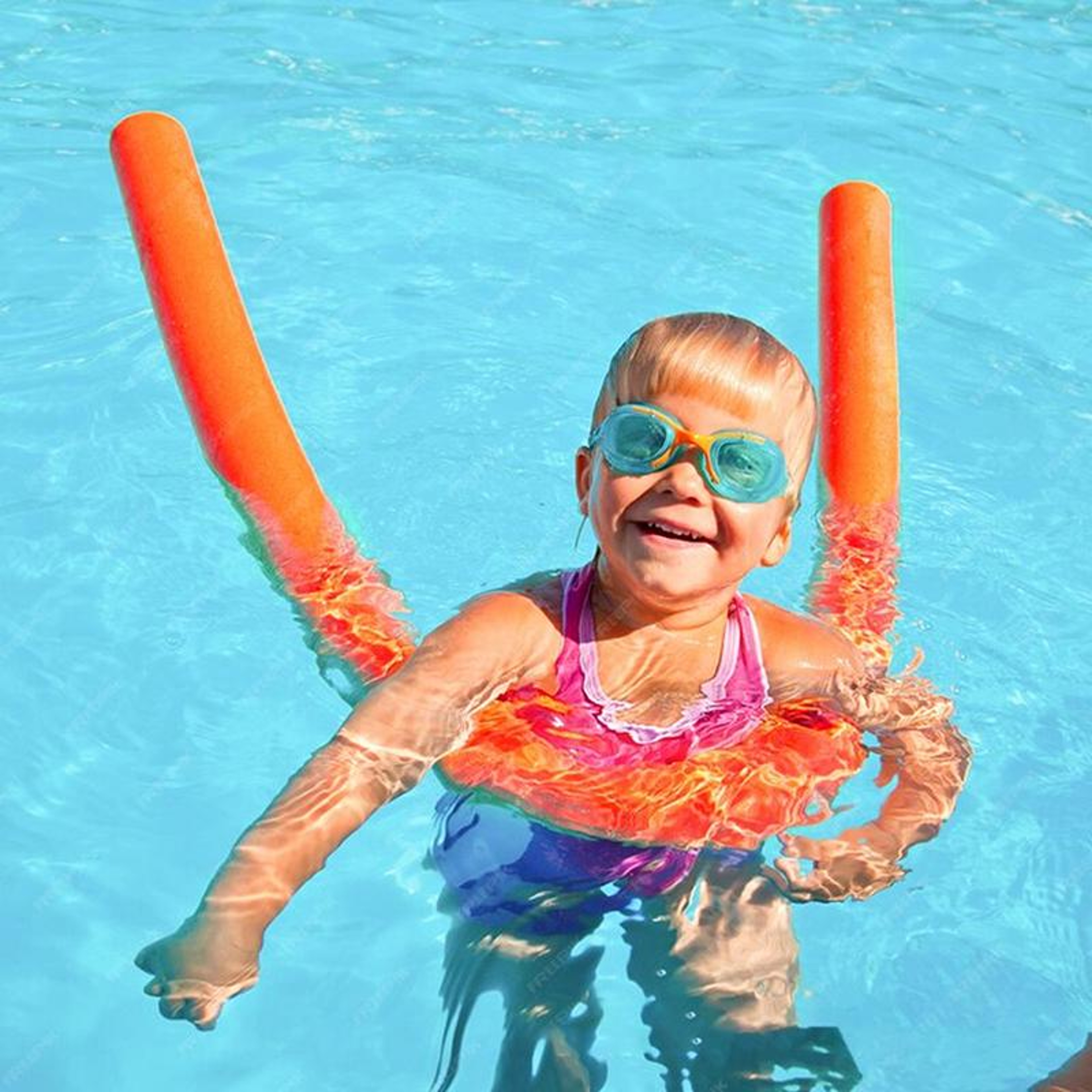 Flexible Pool Noodle Foam Float Stick For Swimming Aid Aqua Workout And Water Fun 3