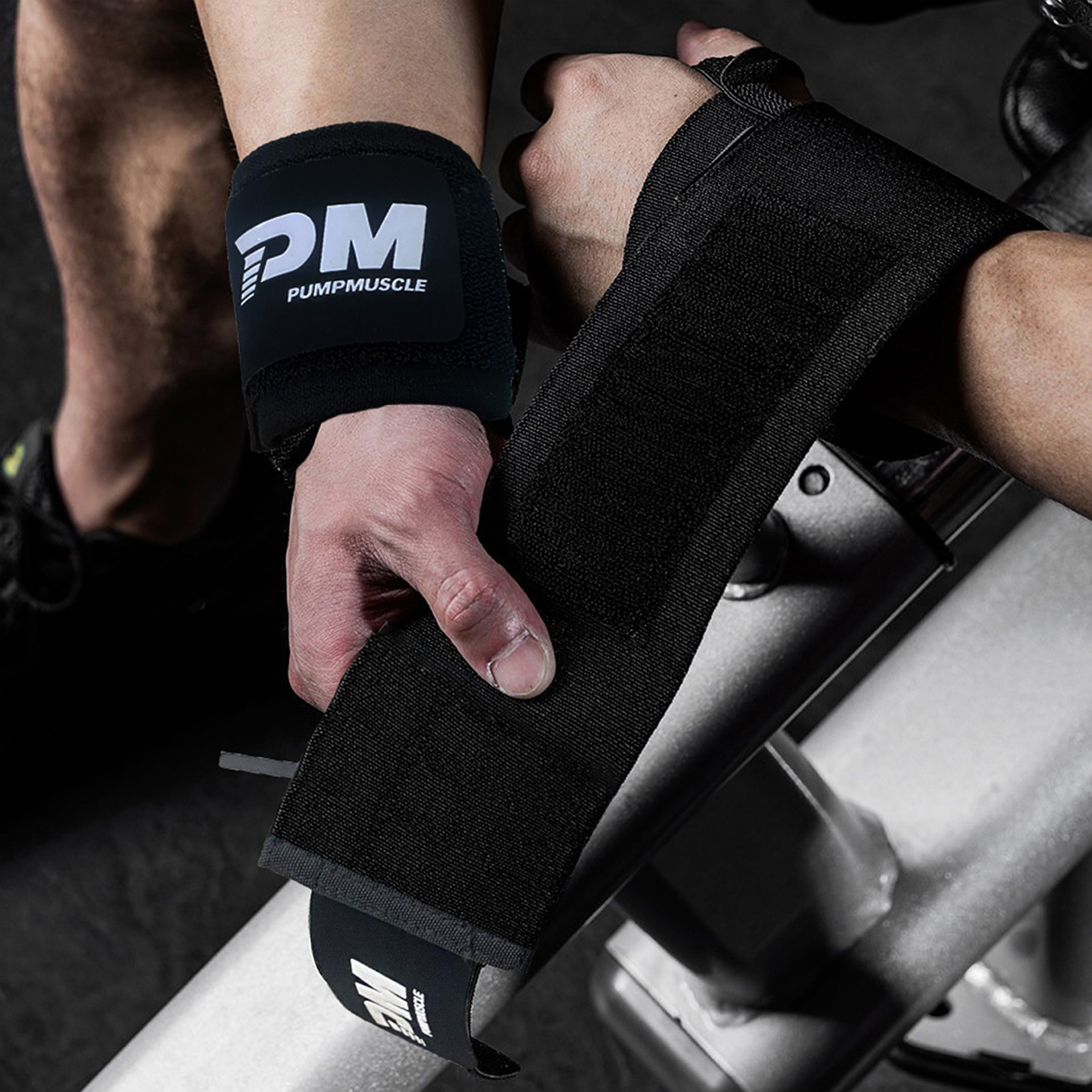 Heavy Duty Weight Lifting Wrist Wraps with Thumb Loop for Gym Support – view 3