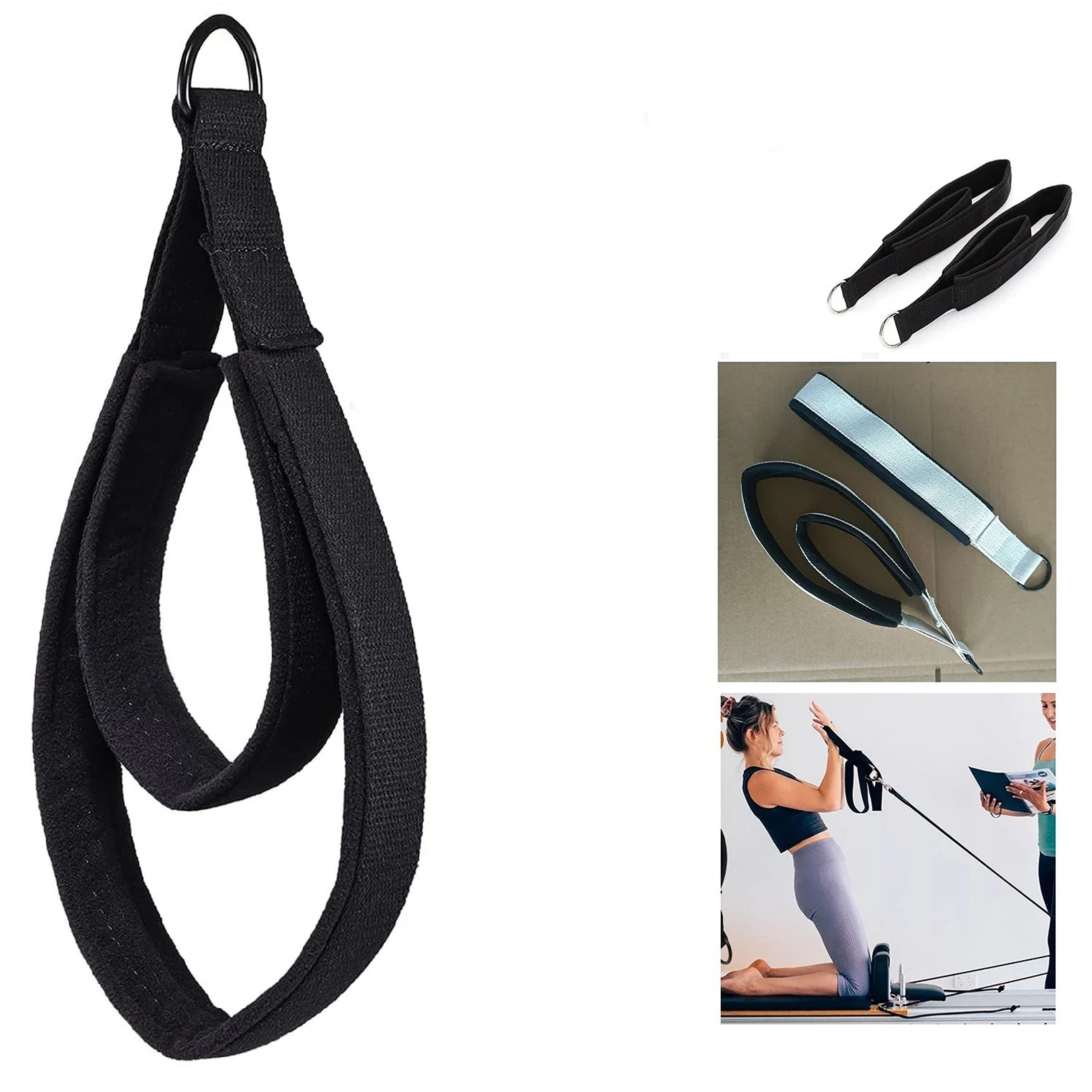 Double Loop Pilates Ankle Strap for Stretching and Resistance Training – view 3