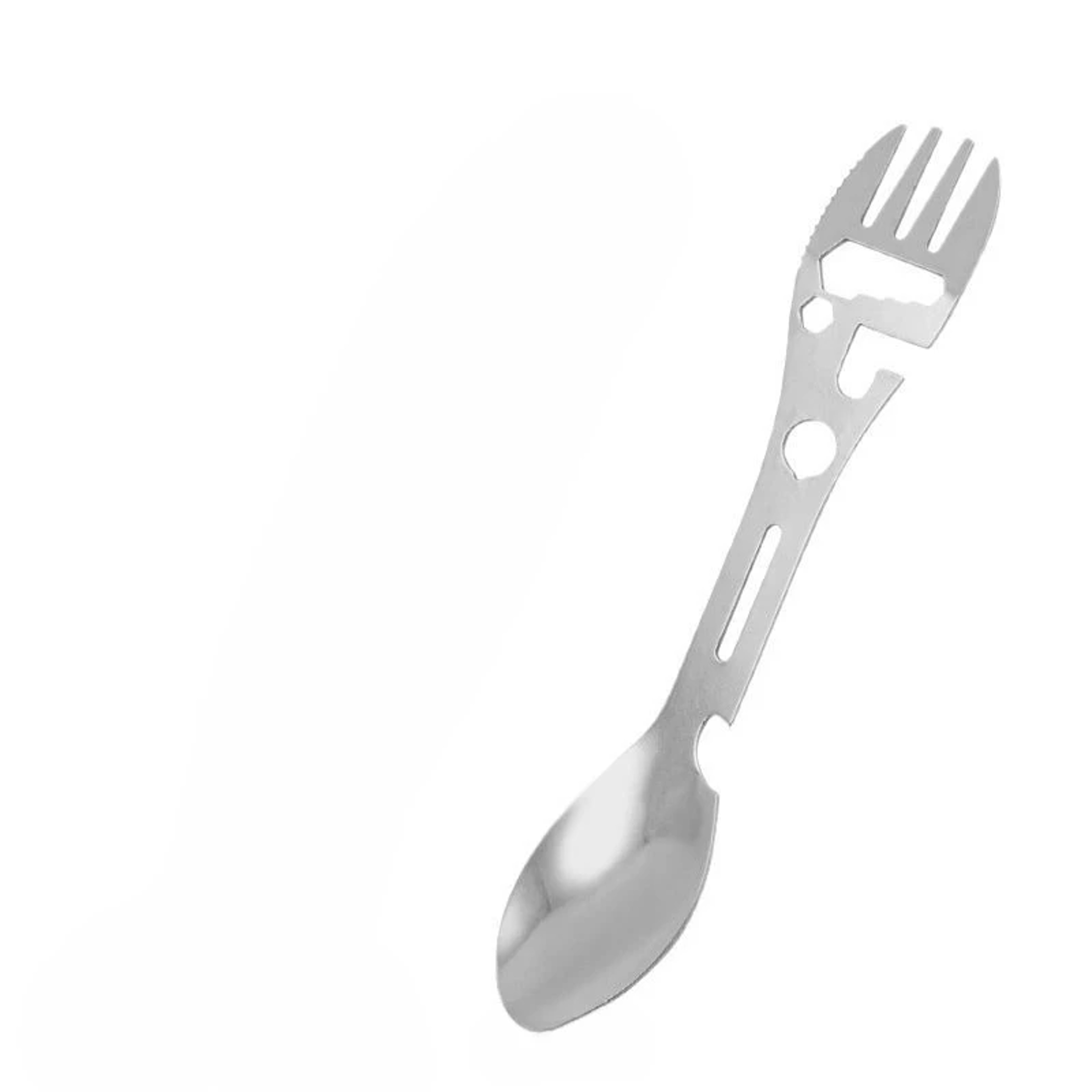 Camping Multitool Spoon with Fork, Bottle Opener and Whistle – view 7