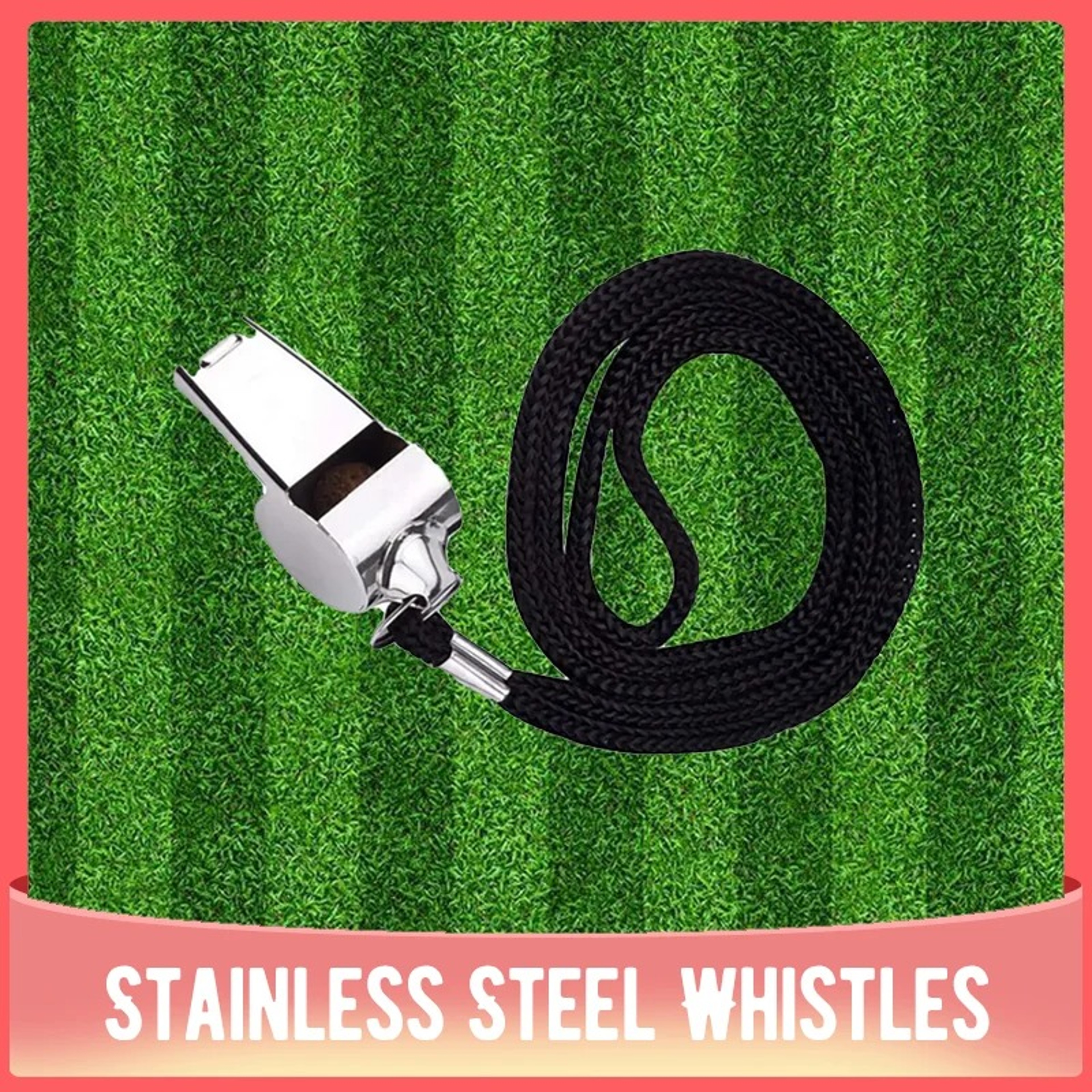 Stainless Steel Loud Referee Whistle for Sports Coaching and Training – view 1