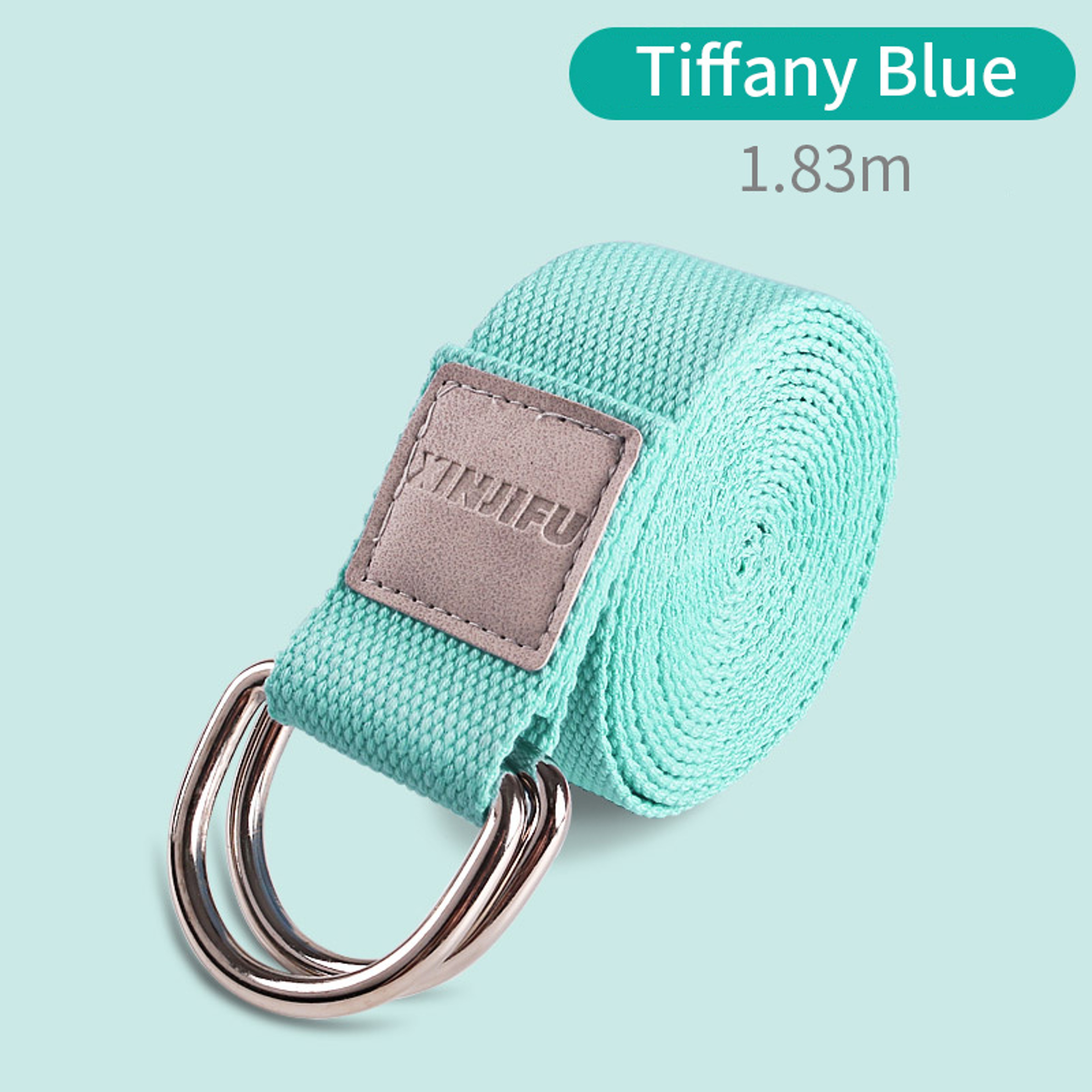 Adjustable Yoga Strap Stretching Band With D Ring Buckle For Yoga Pilates Fitness 8