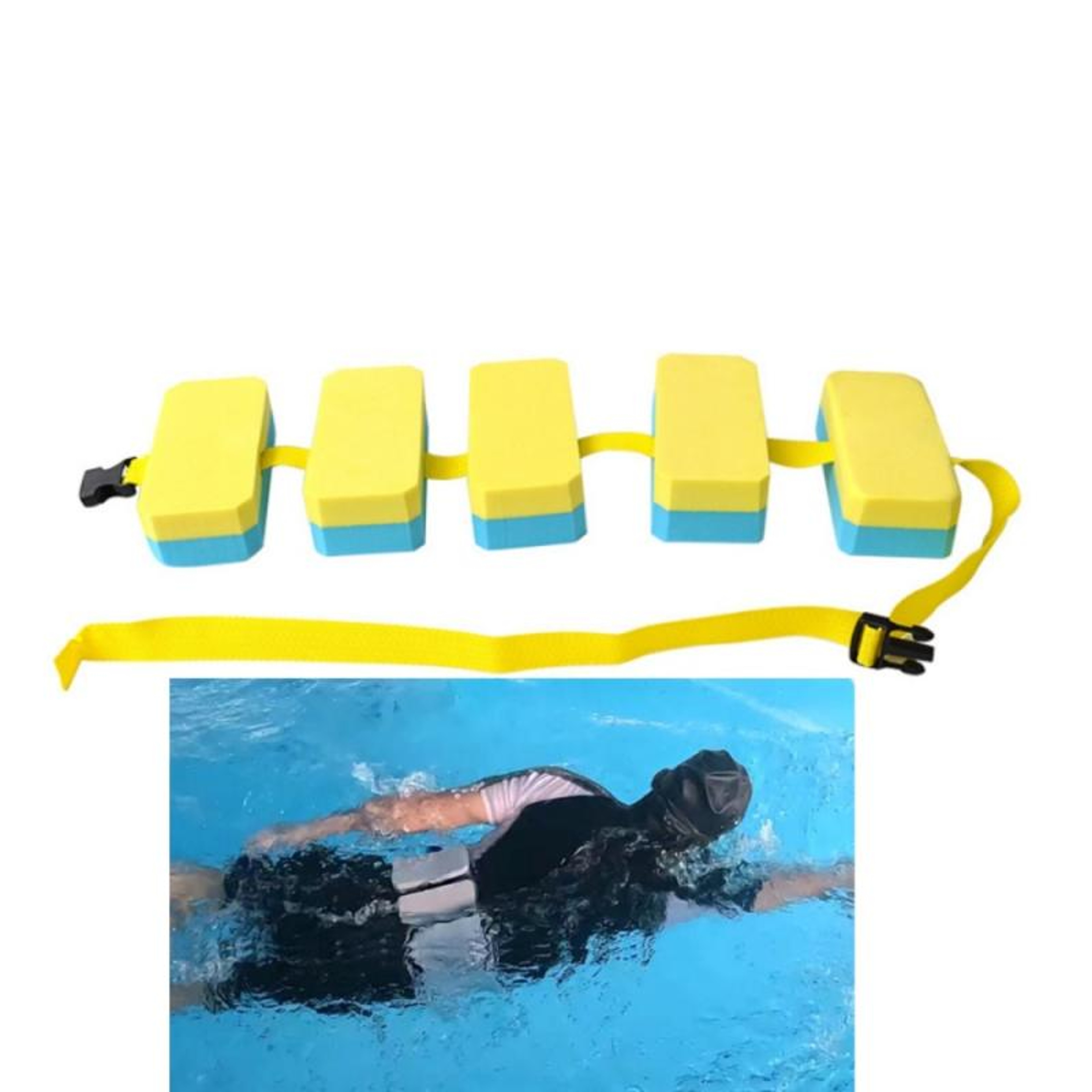 Adjustable Swim Training Belt EVA Foam Float For Adults And Kids 1