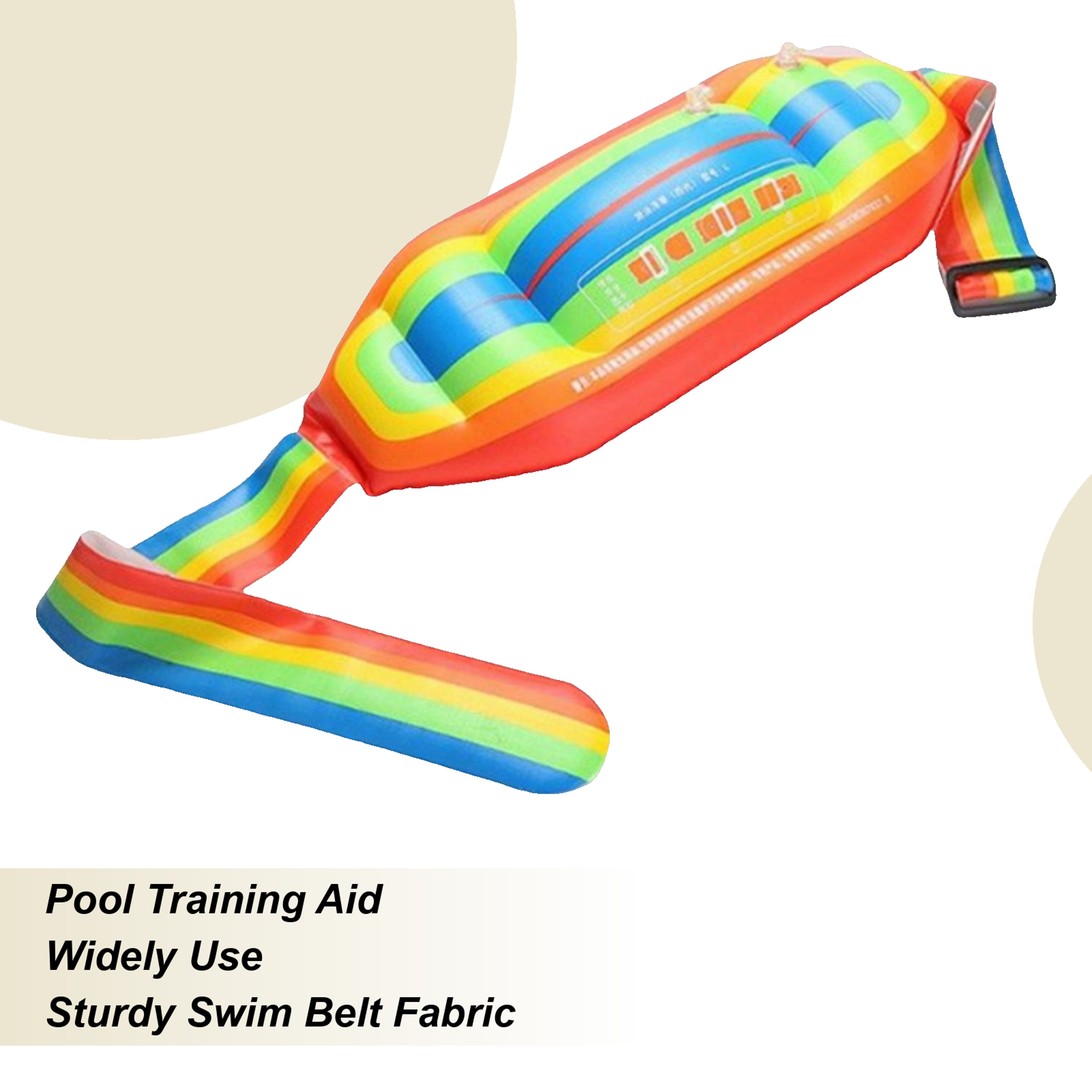 Adjustable Swim Training Belt with Buoyancy Blocks for Adults and Kids – view 1
