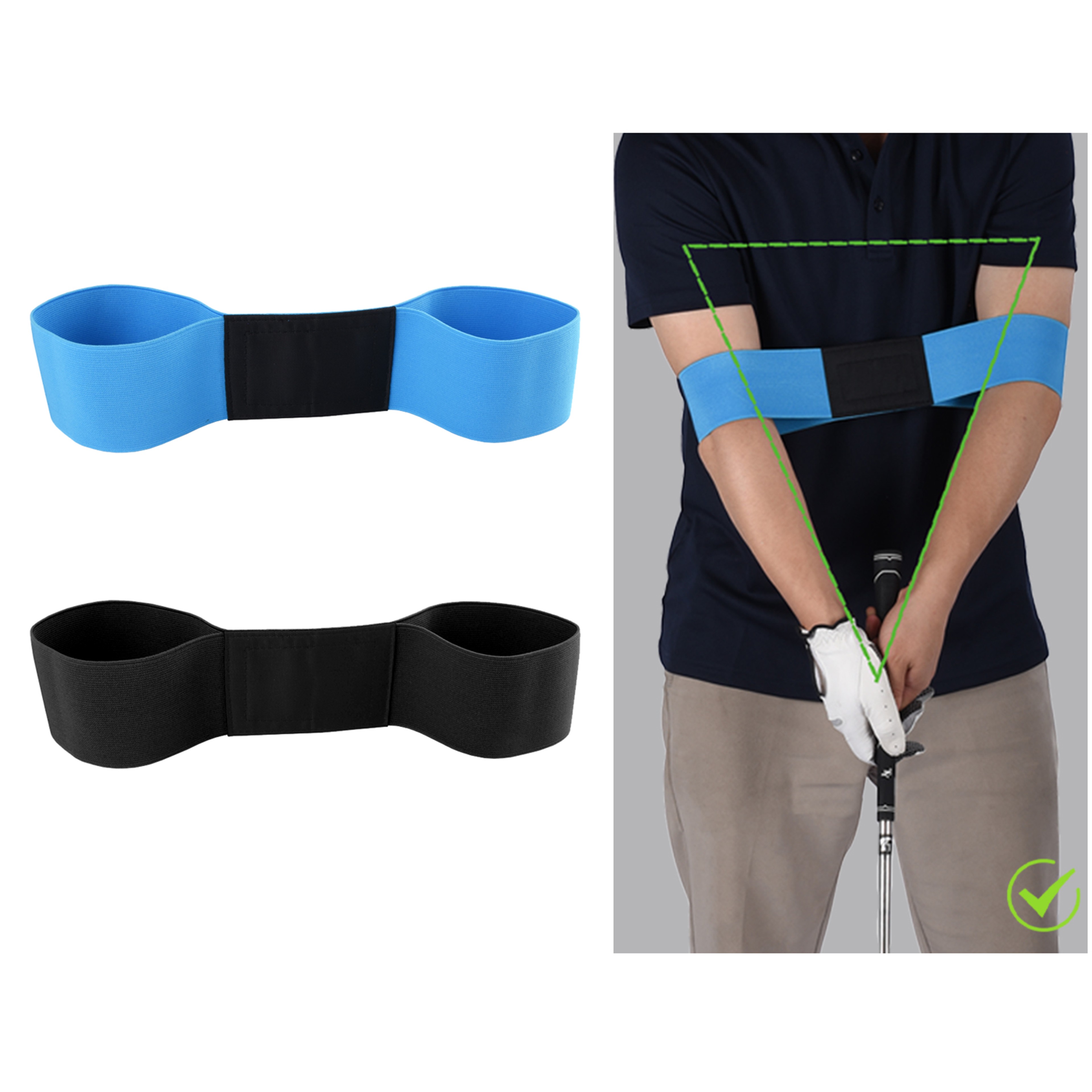 Golf Swing Trainer Arm Band Golf Swing Corrector For Beginners And Players 0