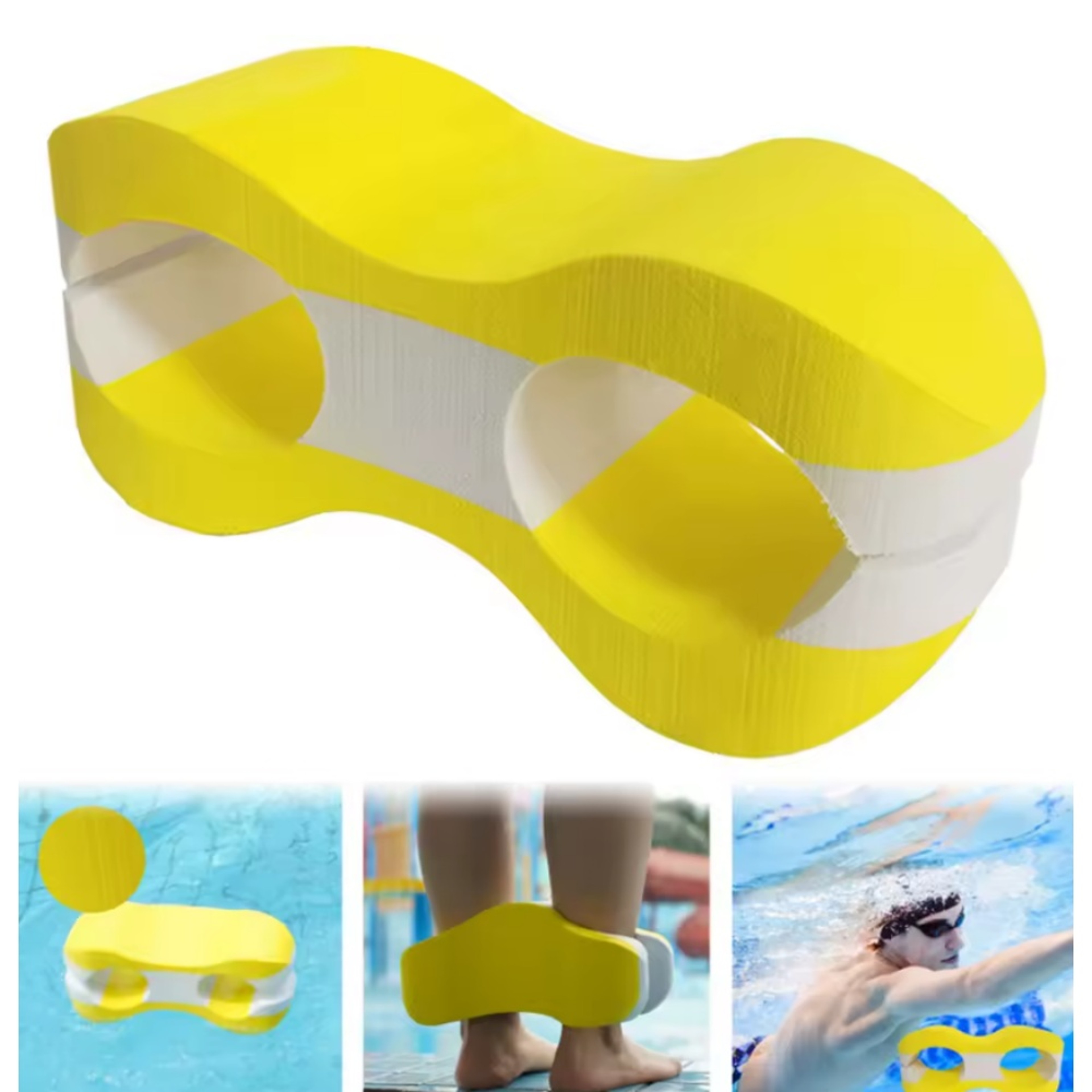 EVA Pull Buoy Swim Training Aid for Adults and Beginners with Leg Float Support – view 1