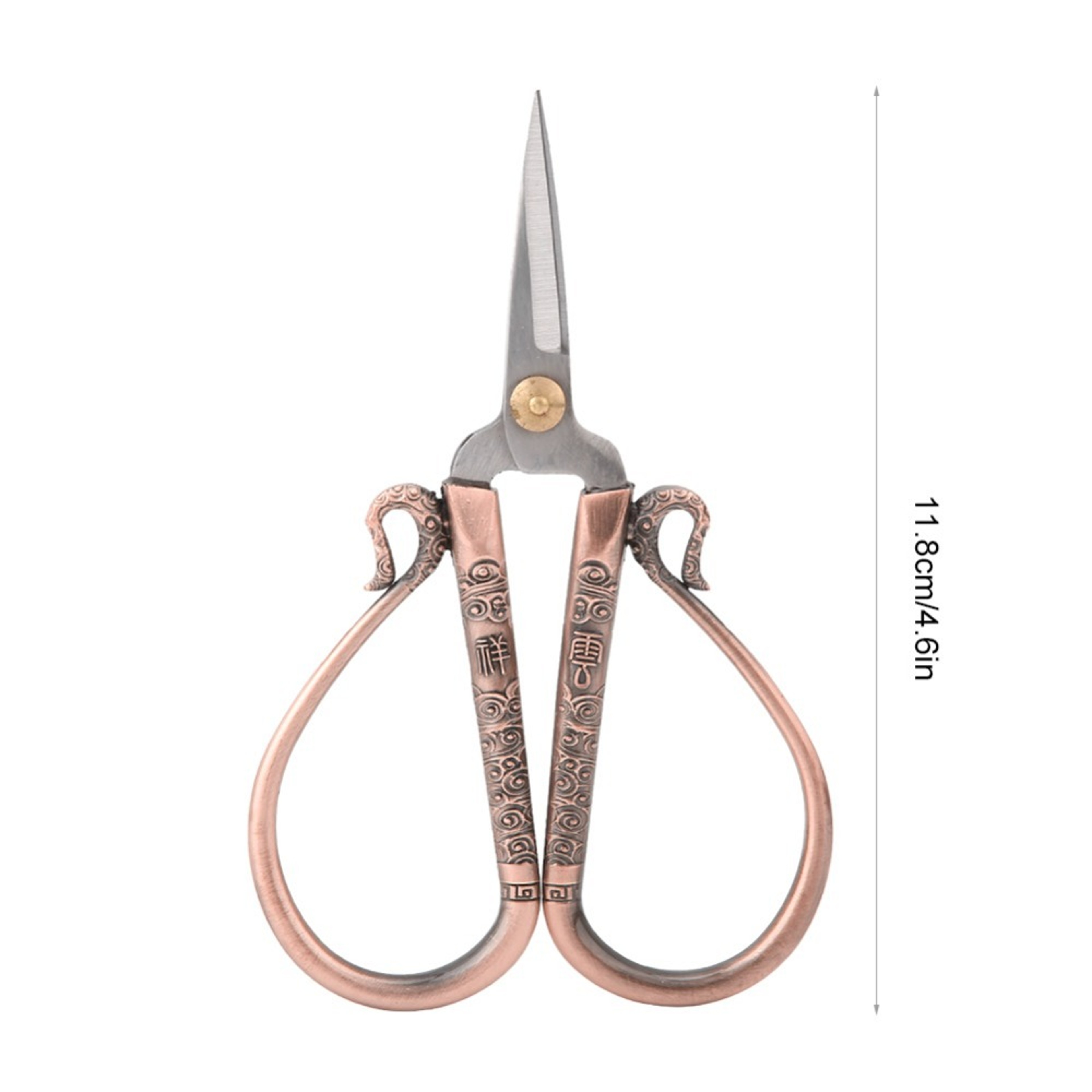 Vintage Stainless Steel Embroidery Scissors Sharp Cross Stitch Sewing Shears 4