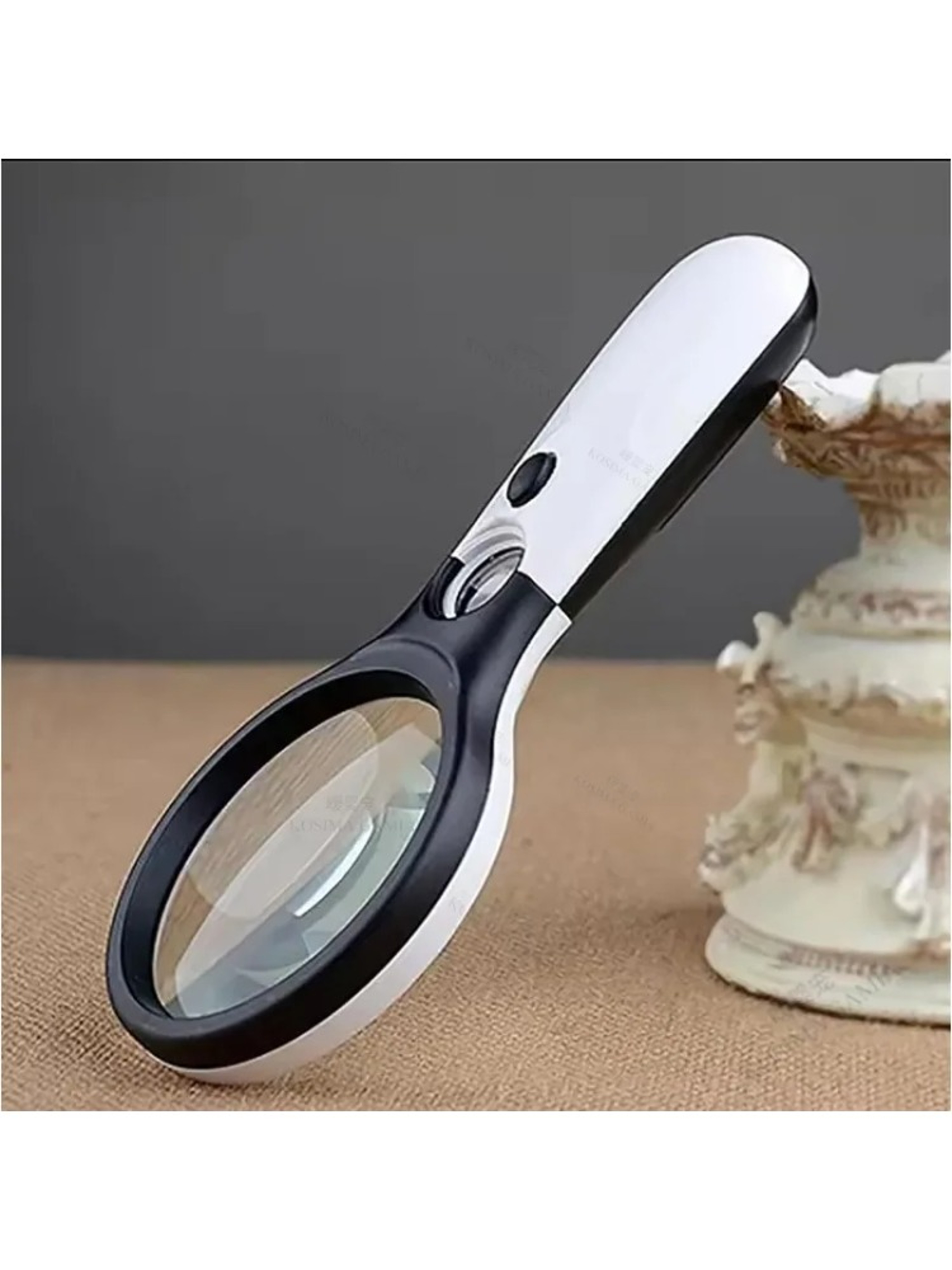 Magnifying Glass Handheld Reading Magnifier With Light For Coins Jewelry And Seniors 2