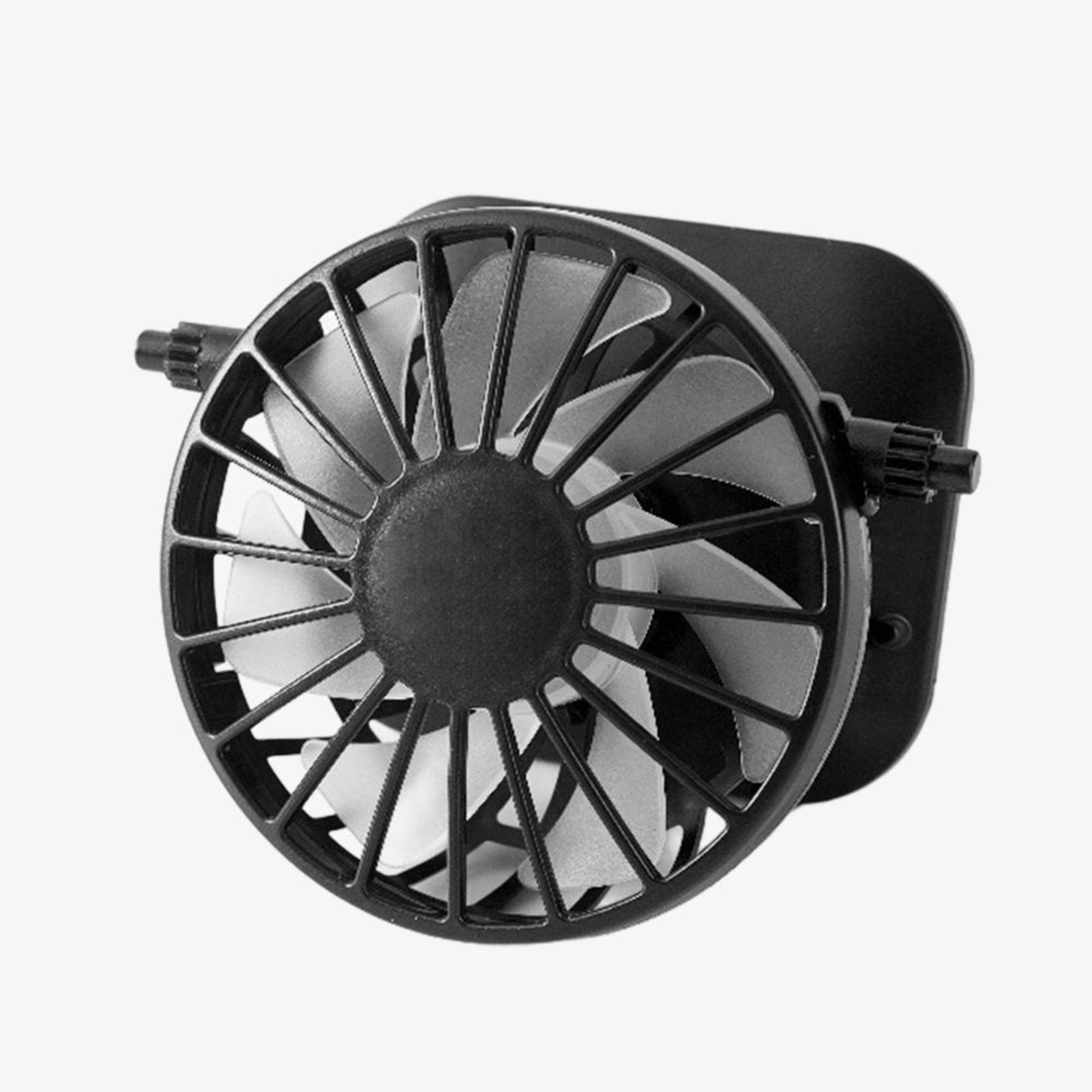 Solar Powered Outdoor Fan With Adjustable Bracket And Waterproof Design 6
