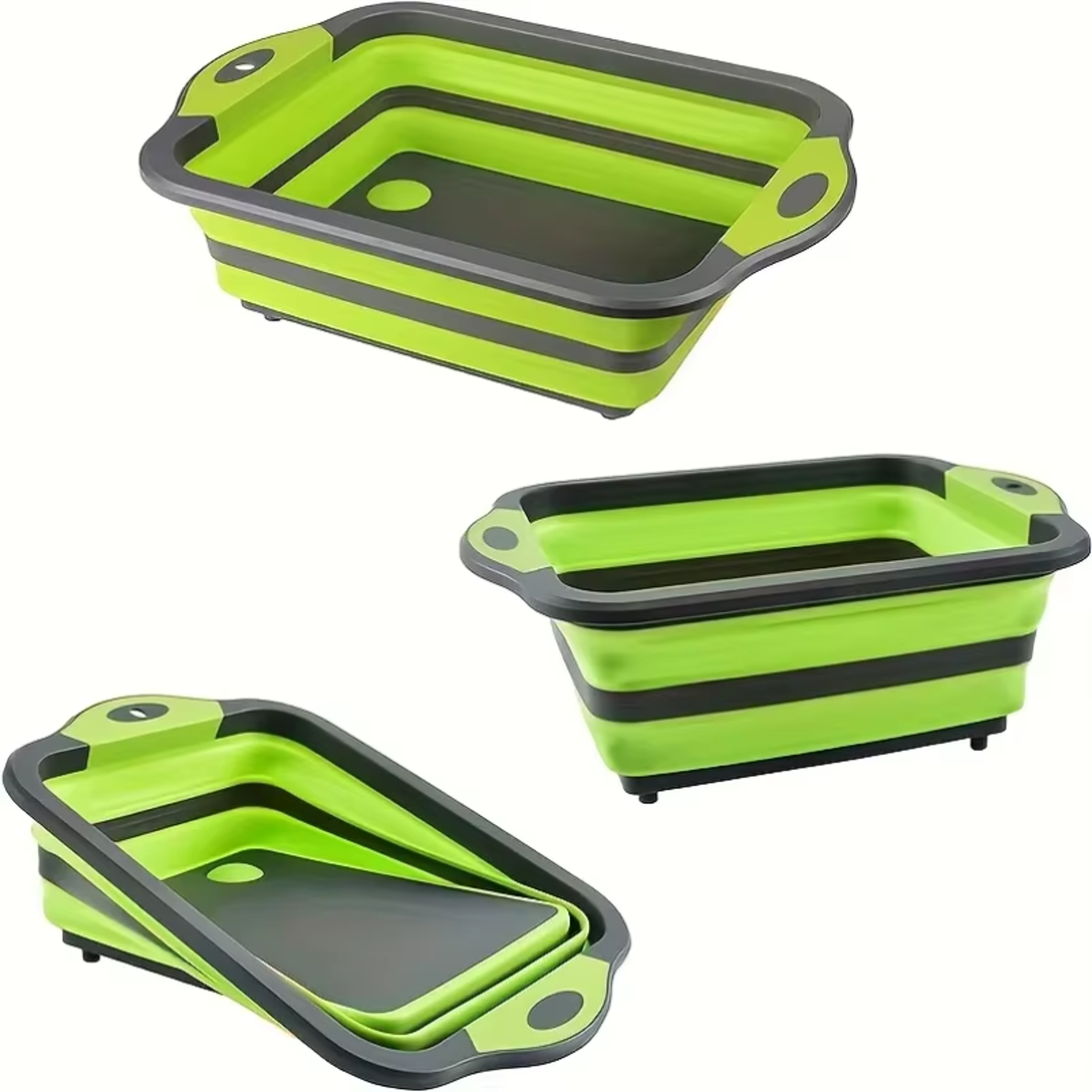 Portable Folding Wash Basin With Built In Sink And Storage 2