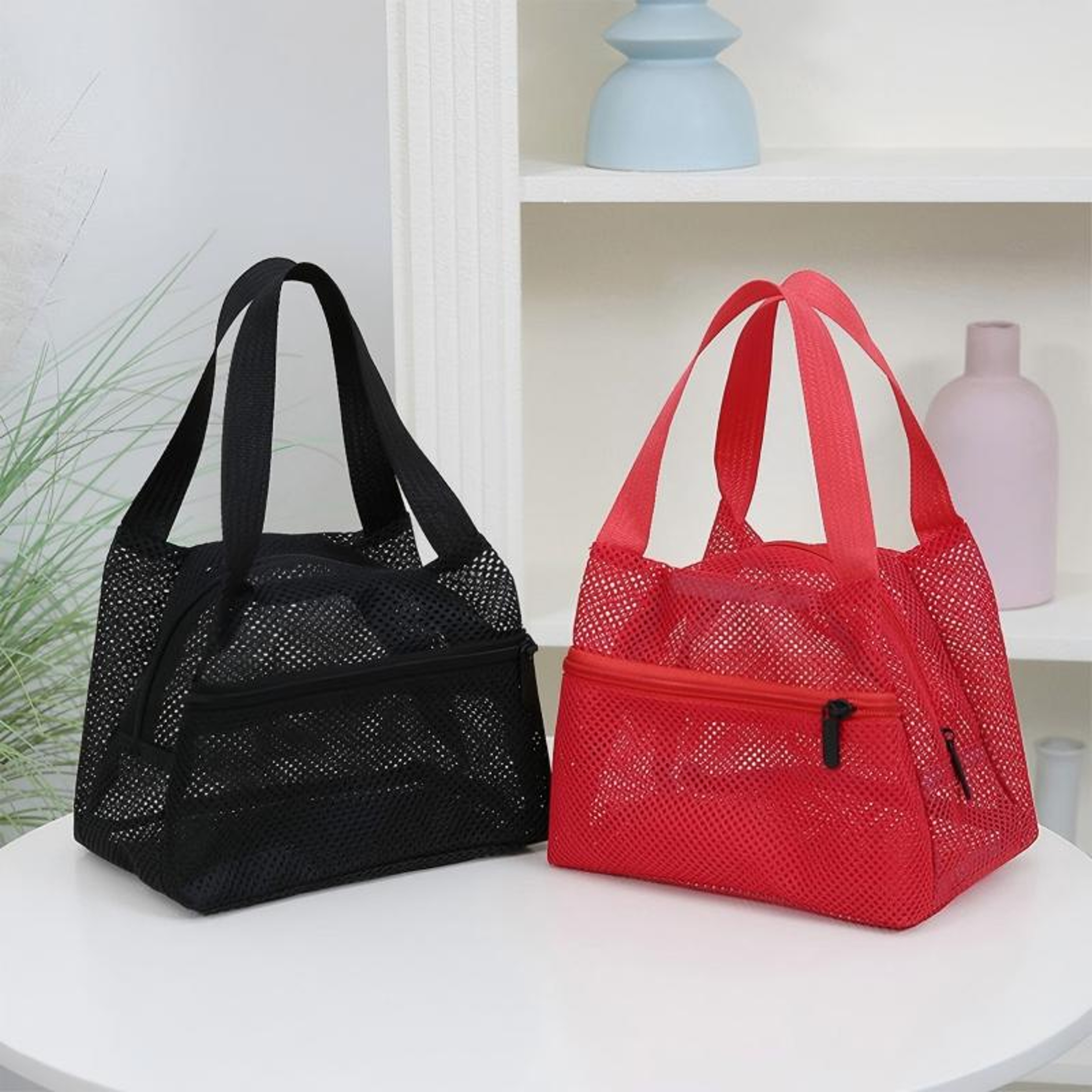 Quick Dry Mesh Beach And Travel Toiletry Bag 0