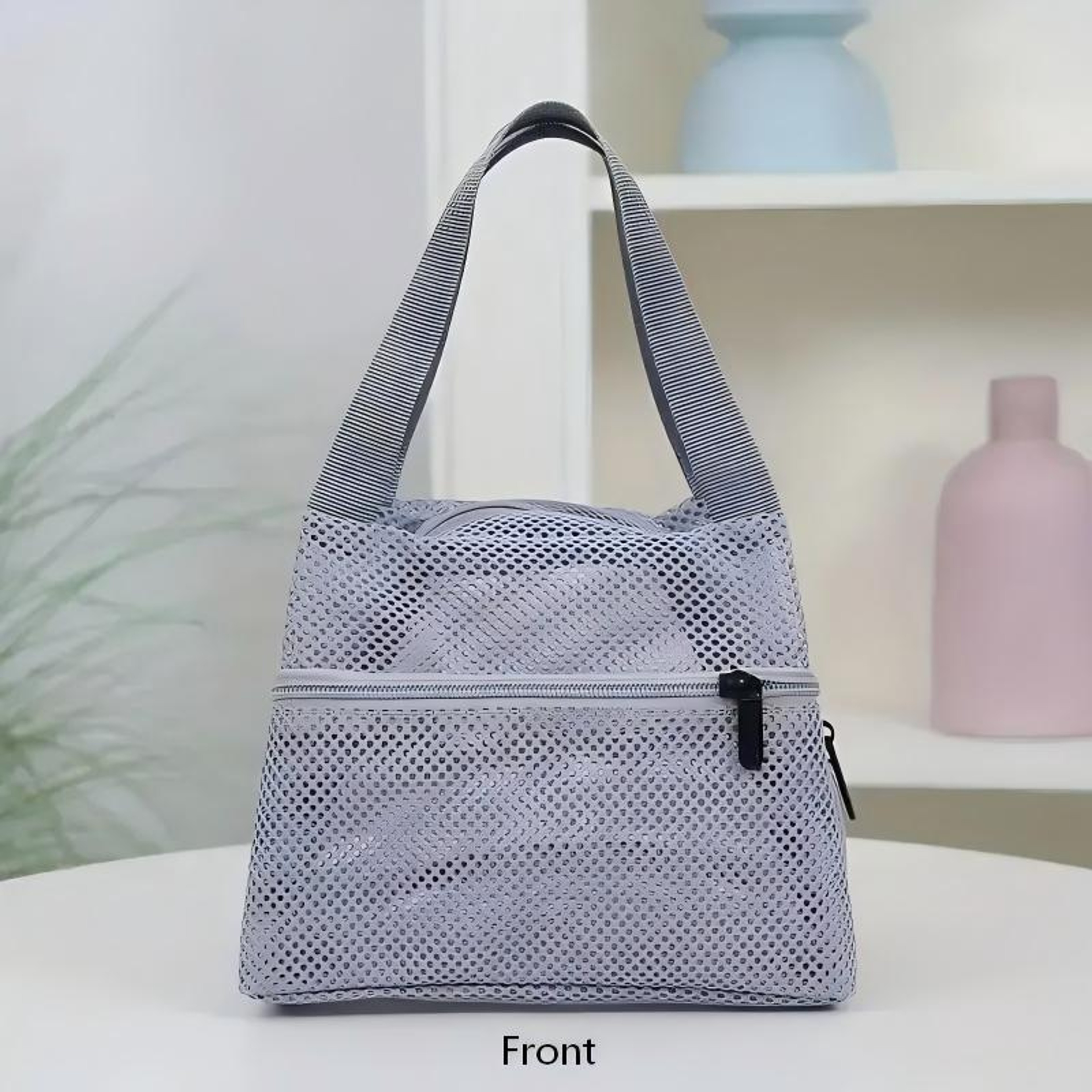 Quick Dry Mesh Beach And Travel Toiletry Bag 1