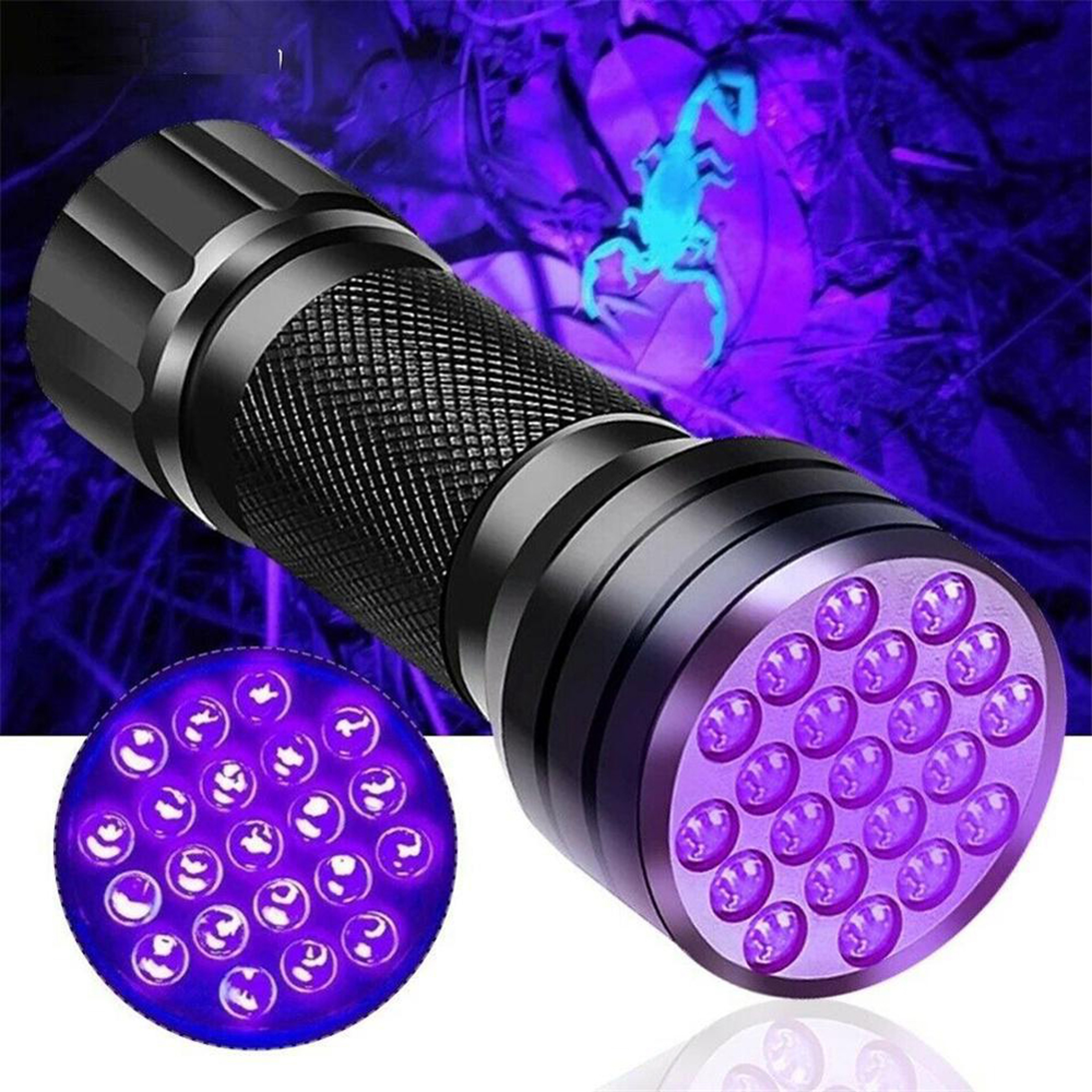 UV Flashlight Pet Urine Detector And Portable Blacklight 0