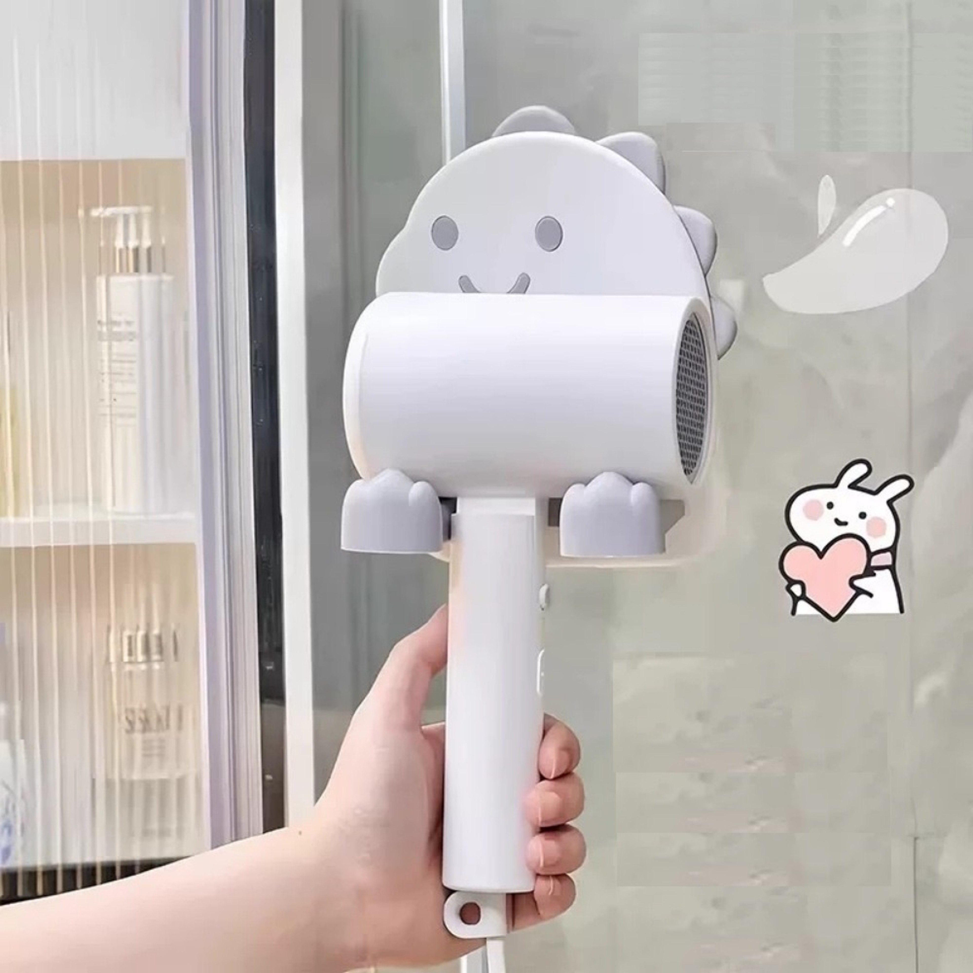 Space Saving Wall Mounted Hair Dryer Holder For Dyson Supersonic 3