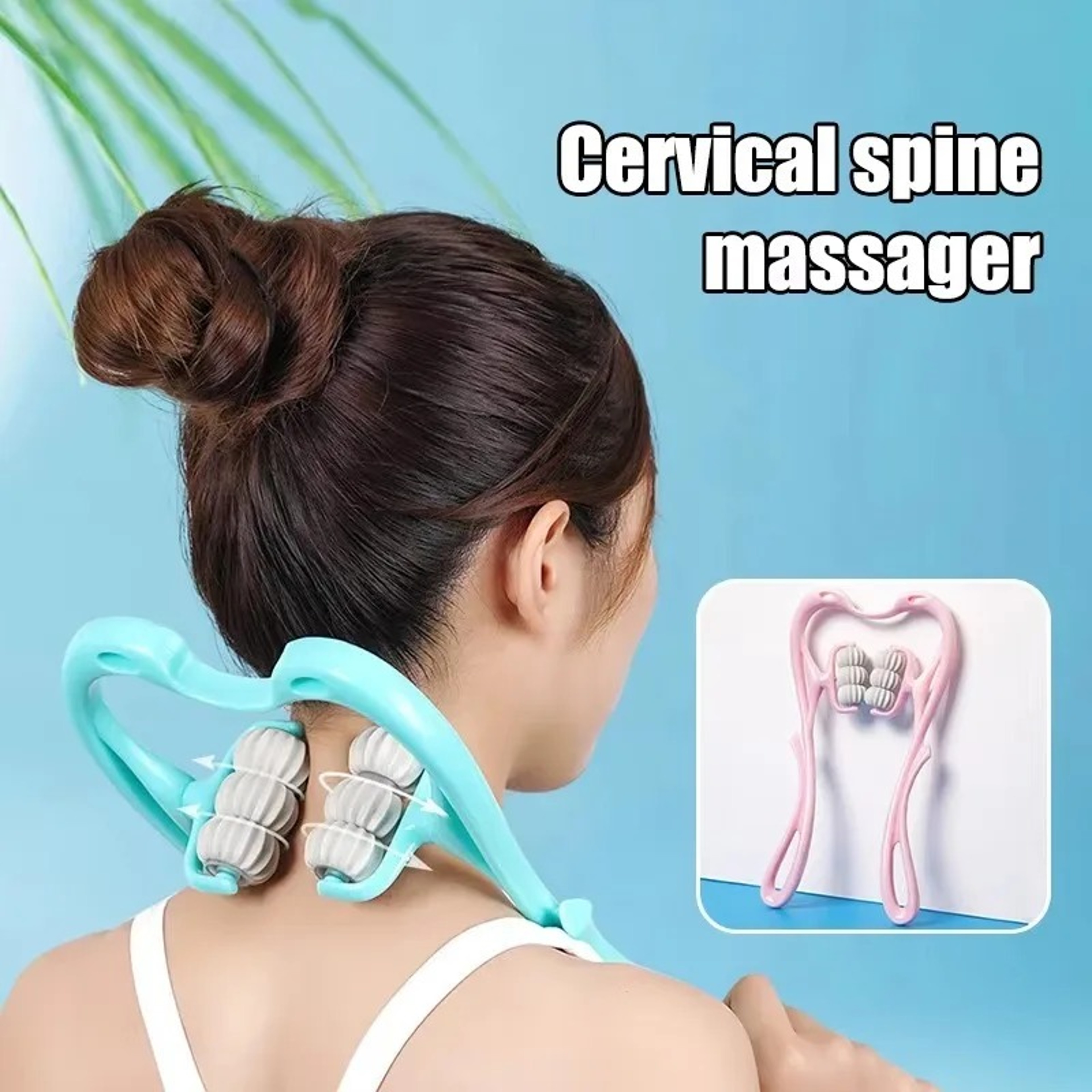 Six Ball Manual Neck Massager for Shoulder Tension Relief – view 3