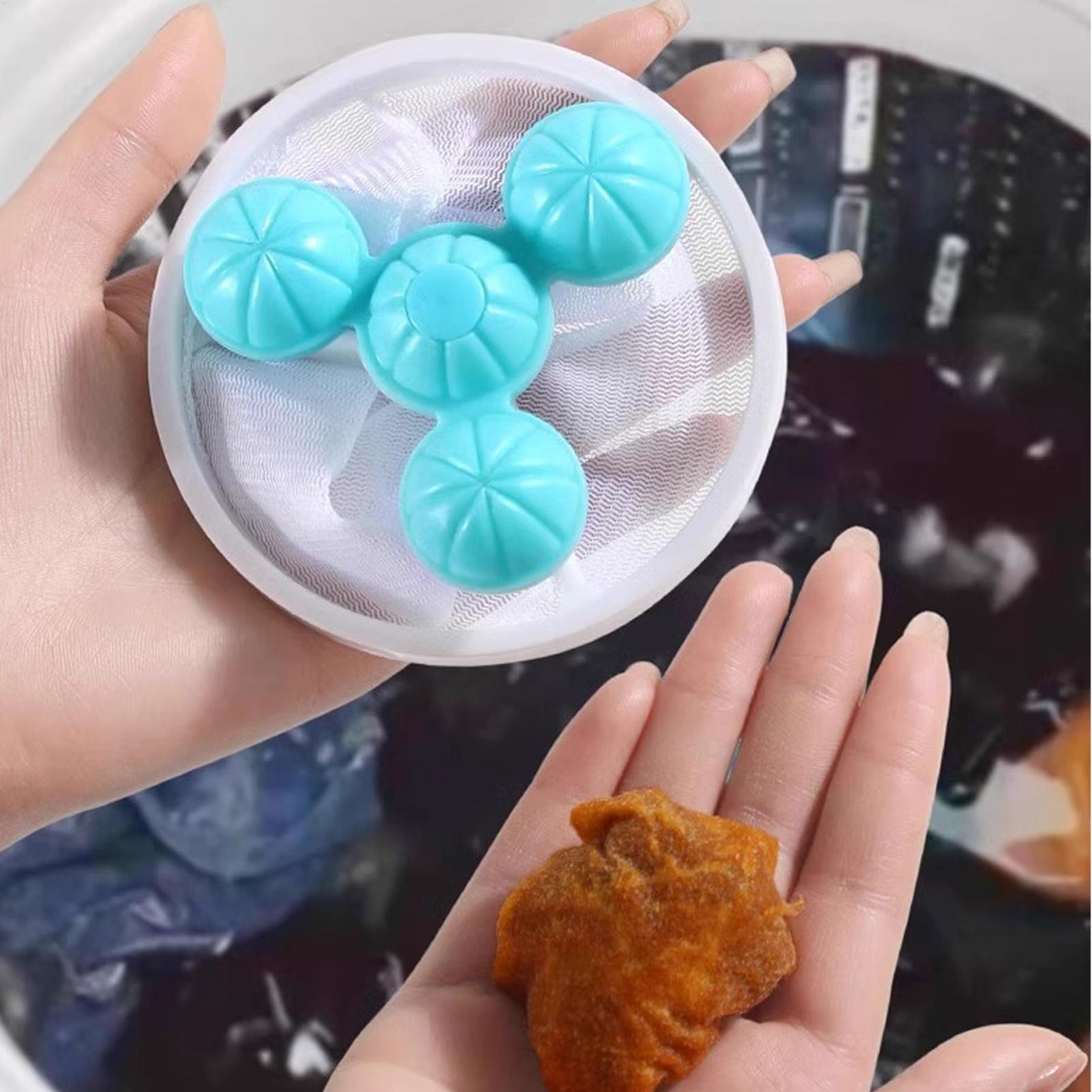 Floating Washing Machine Lint Catcher Mesh Filters – view 4