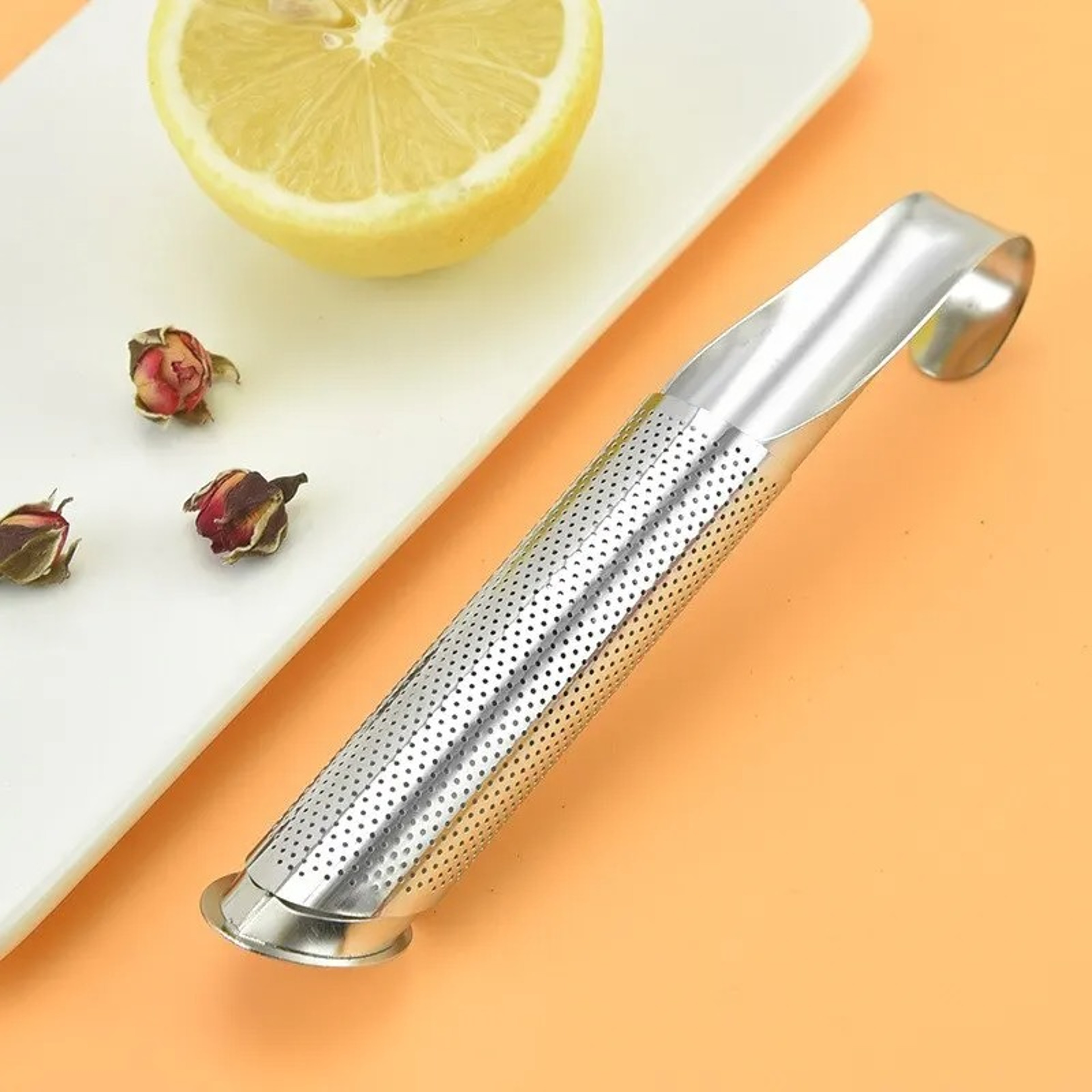 Stainless Steel Tea Diffuser Loose Leaf Tea Steeper With Easy Clean Mesh Strainer 3