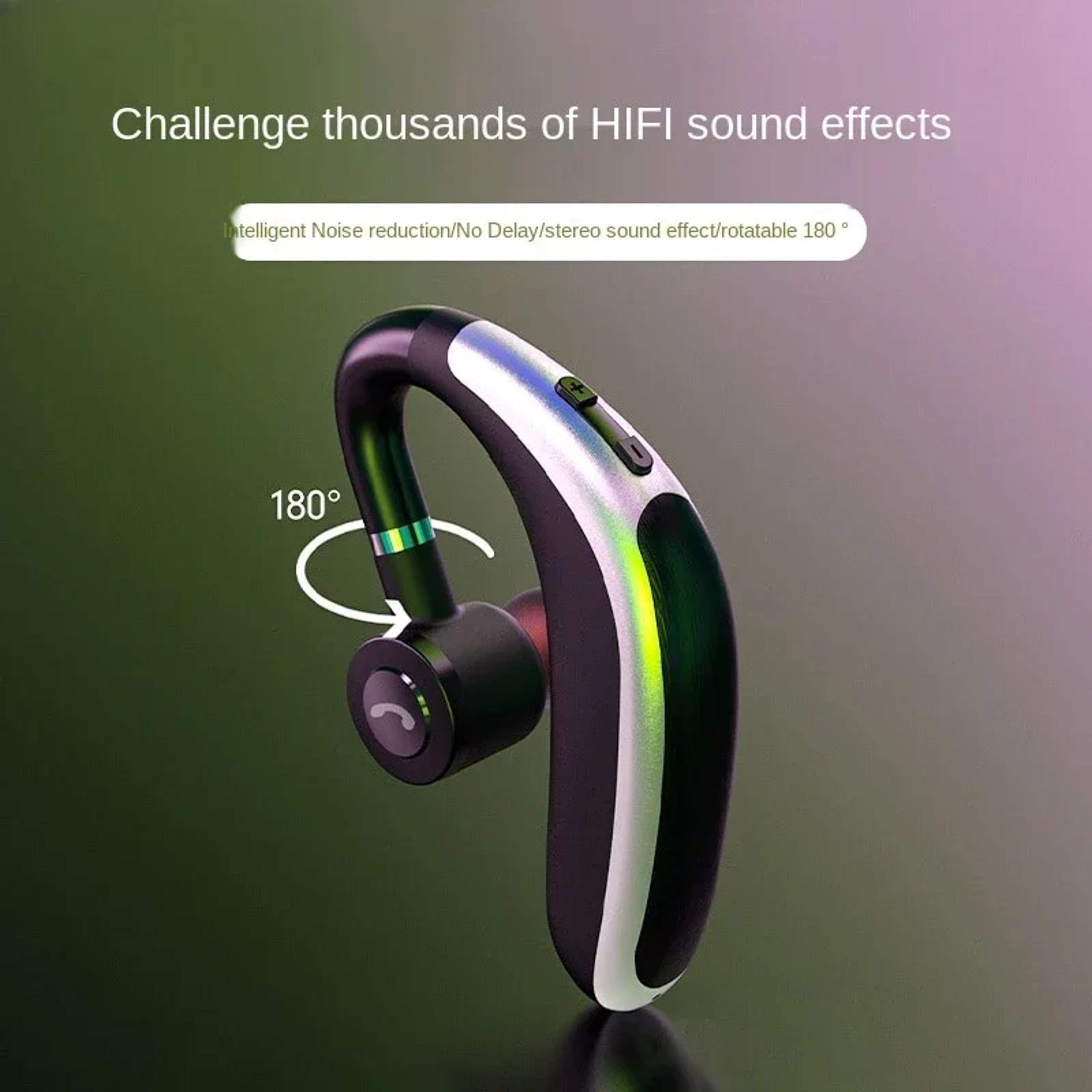 Wireless Bluetooth Headphones with Noise Reduction and Dual Mic for Clear Calls – view 2