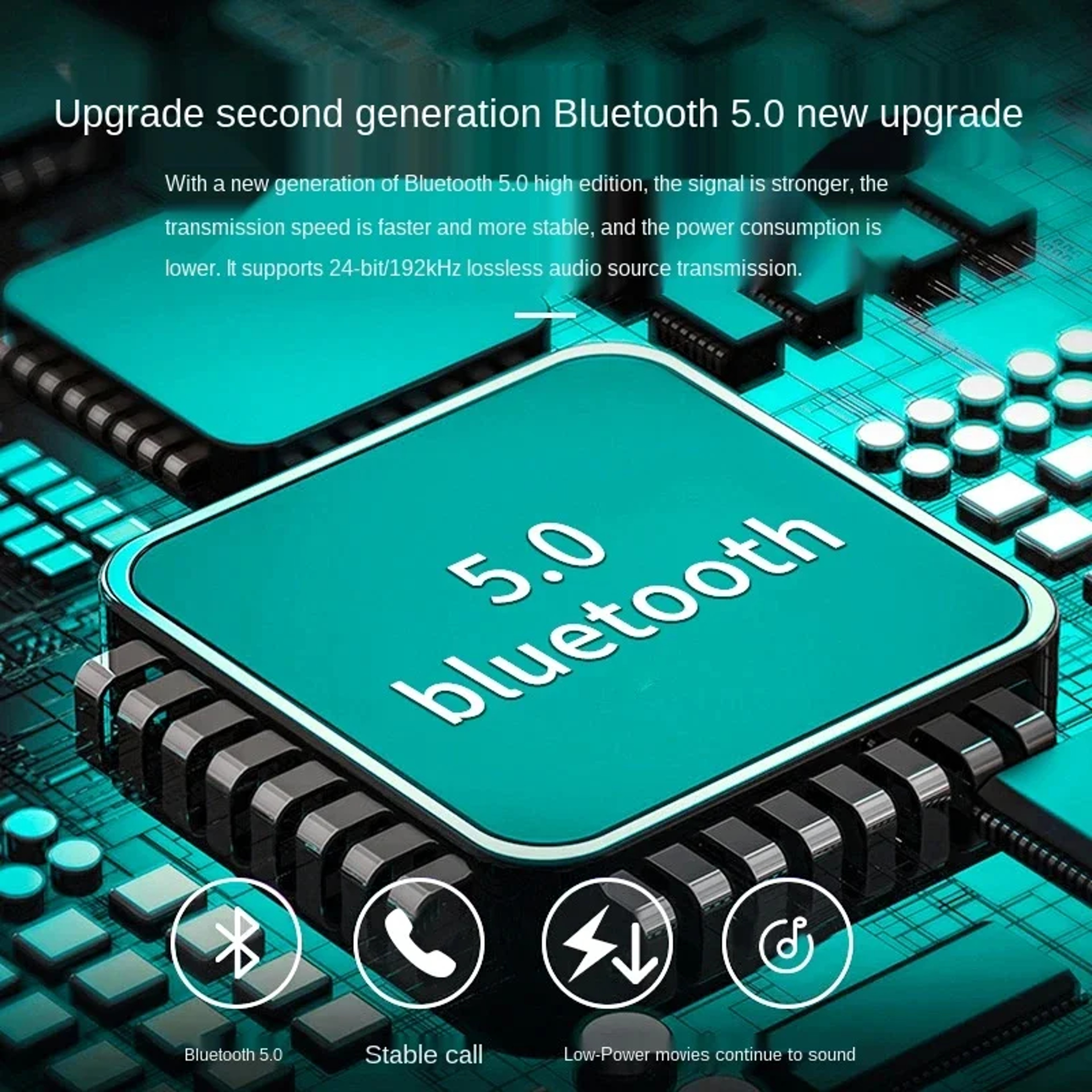 Wireless Bluetooth Headphones with Noise Reduction and Dual Mic for Clear Calls – view 4