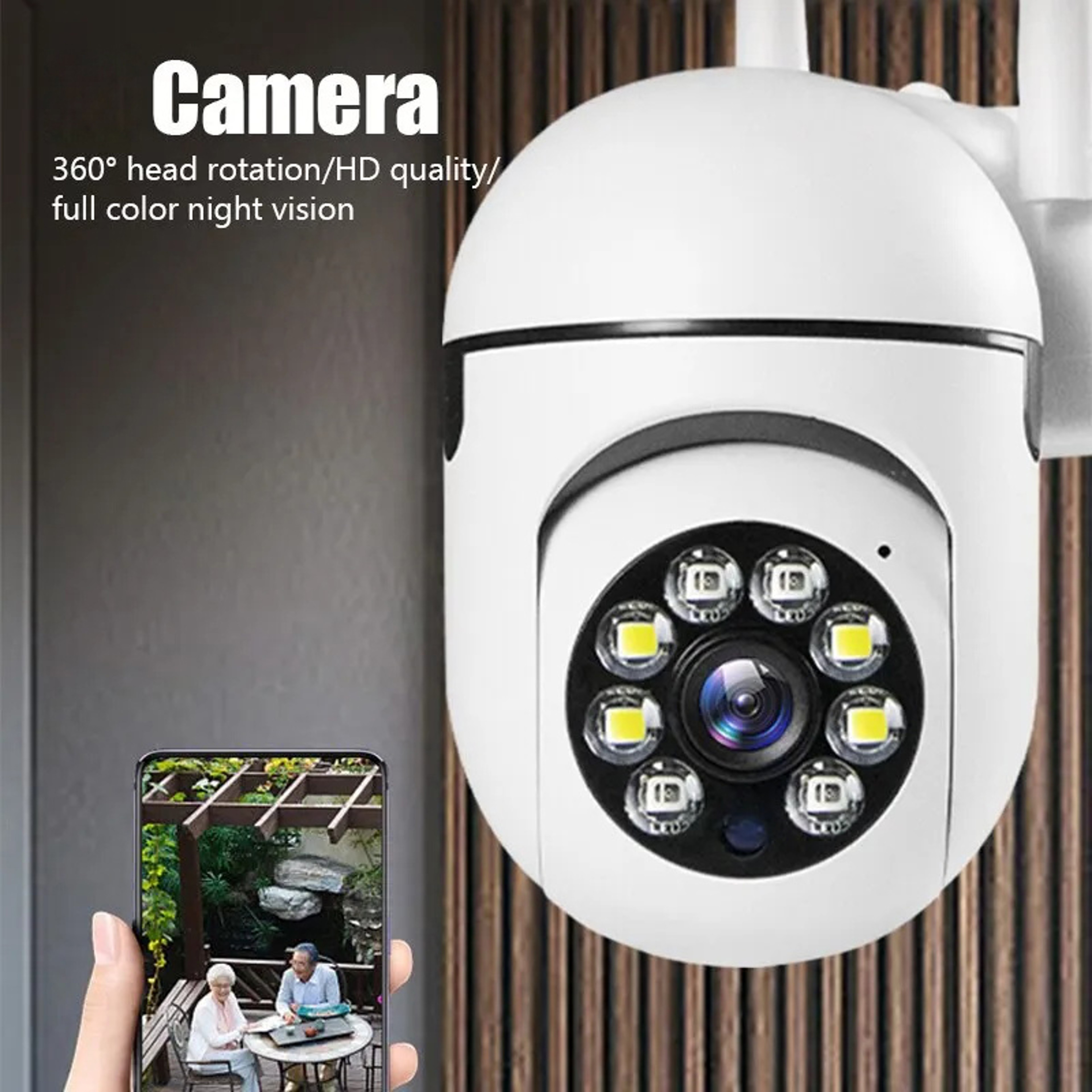 Wireless Security Camera with View and Smart Intercom – view 2