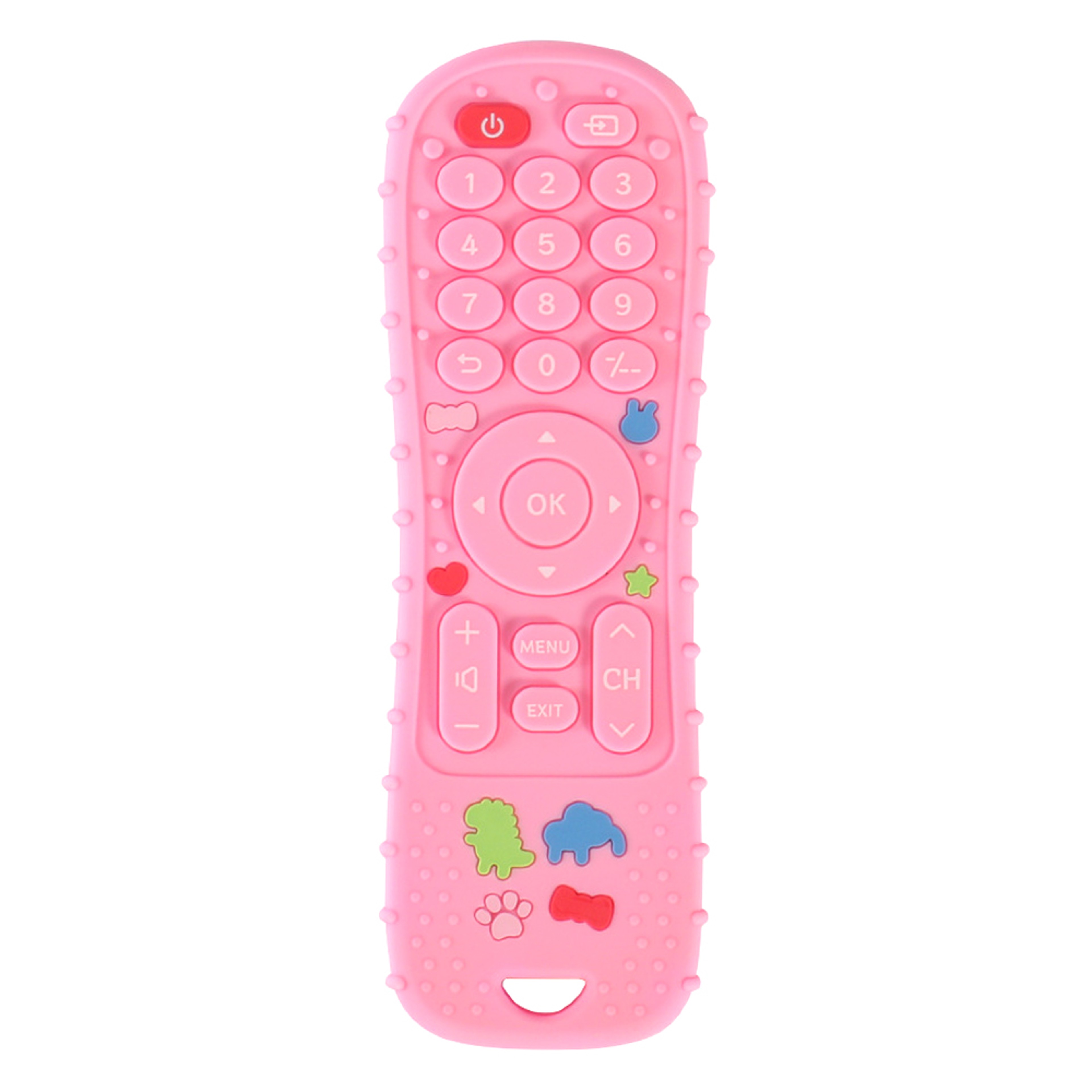 Silicone Baby Teether Remote Control Toy Sensory Learning Gift 3