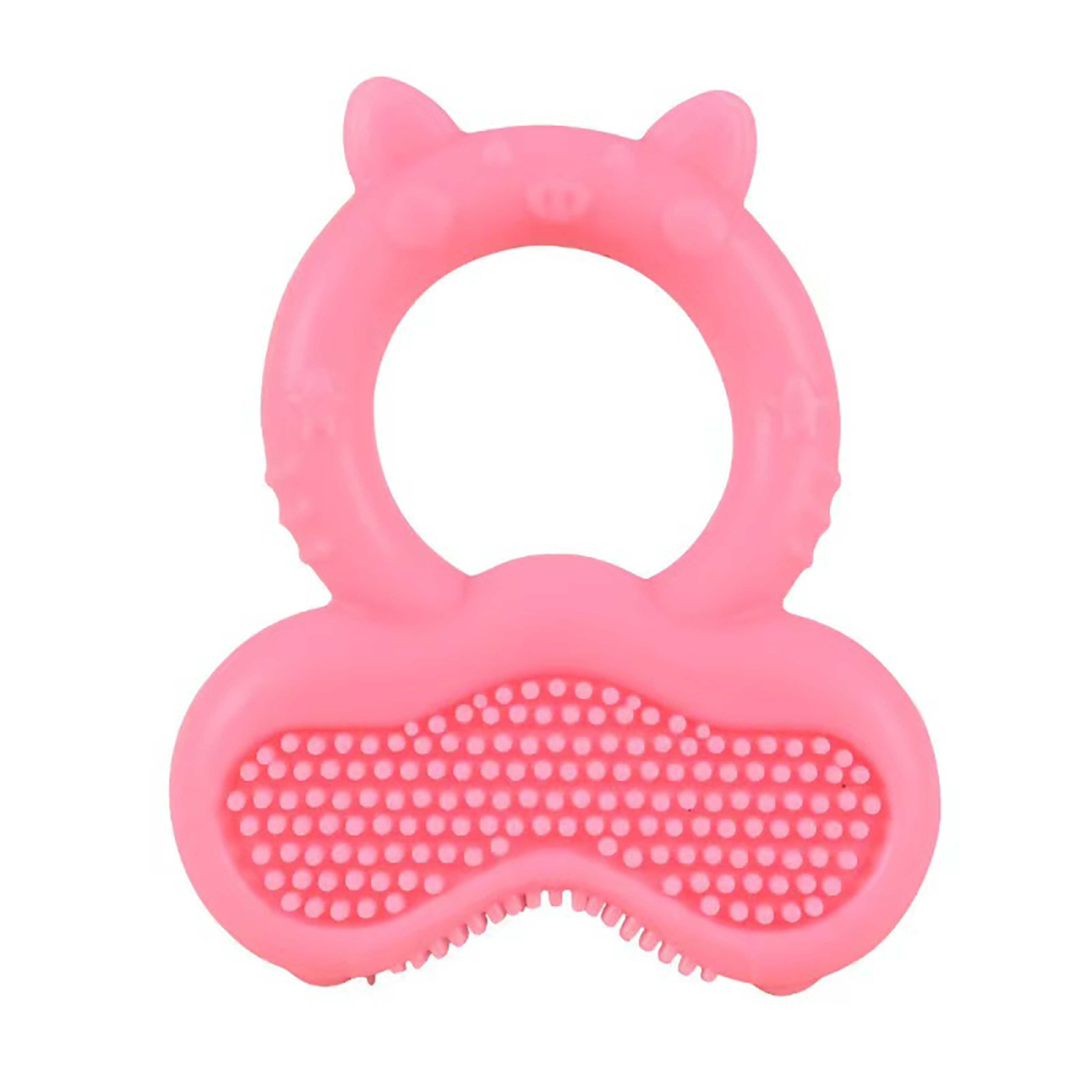 Cute Silicone Baby Teether Ring Animal Shape Soothing Teething Toy 7