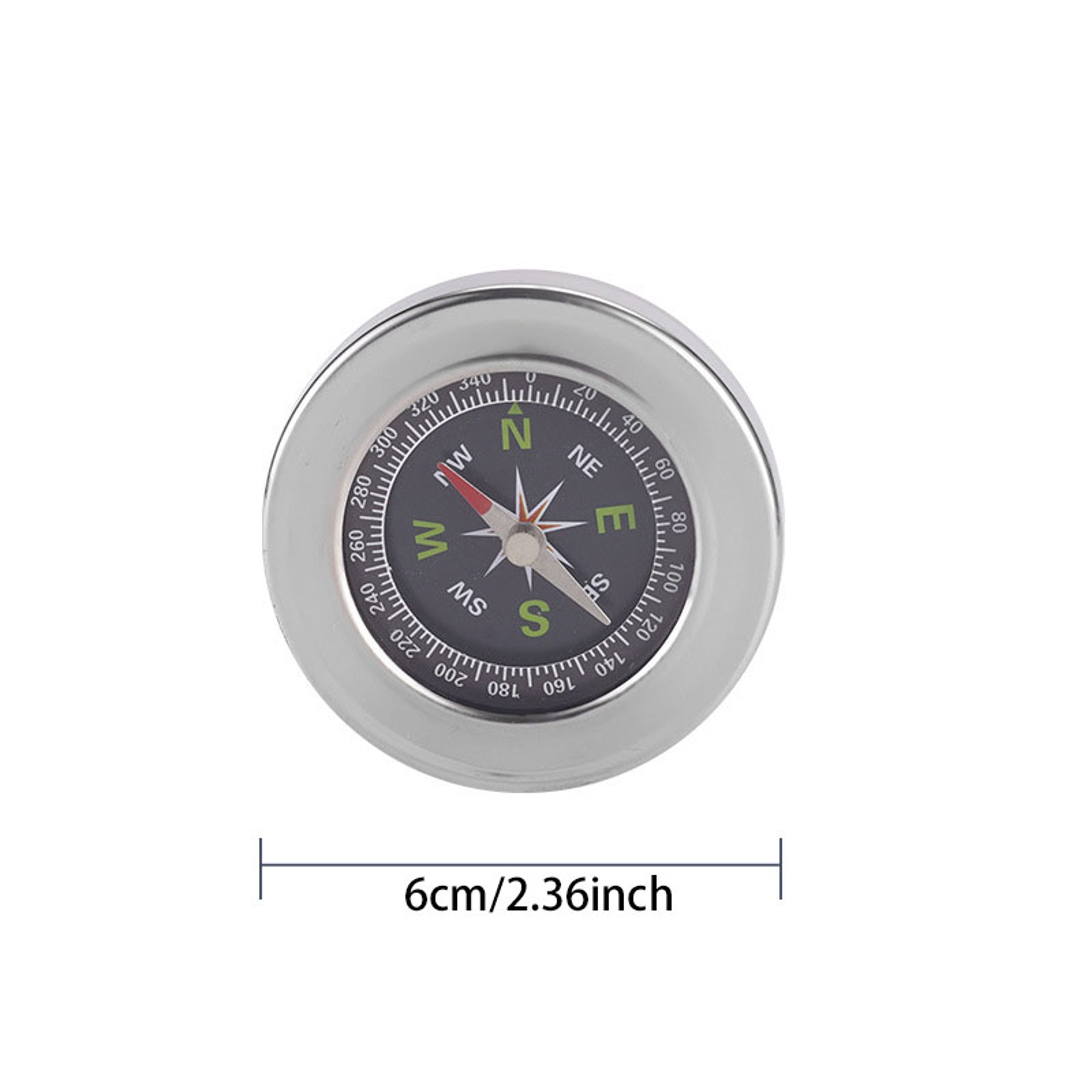 Stainless Steel Outdoor Compass for Navigation Learning and Gifts – view 2