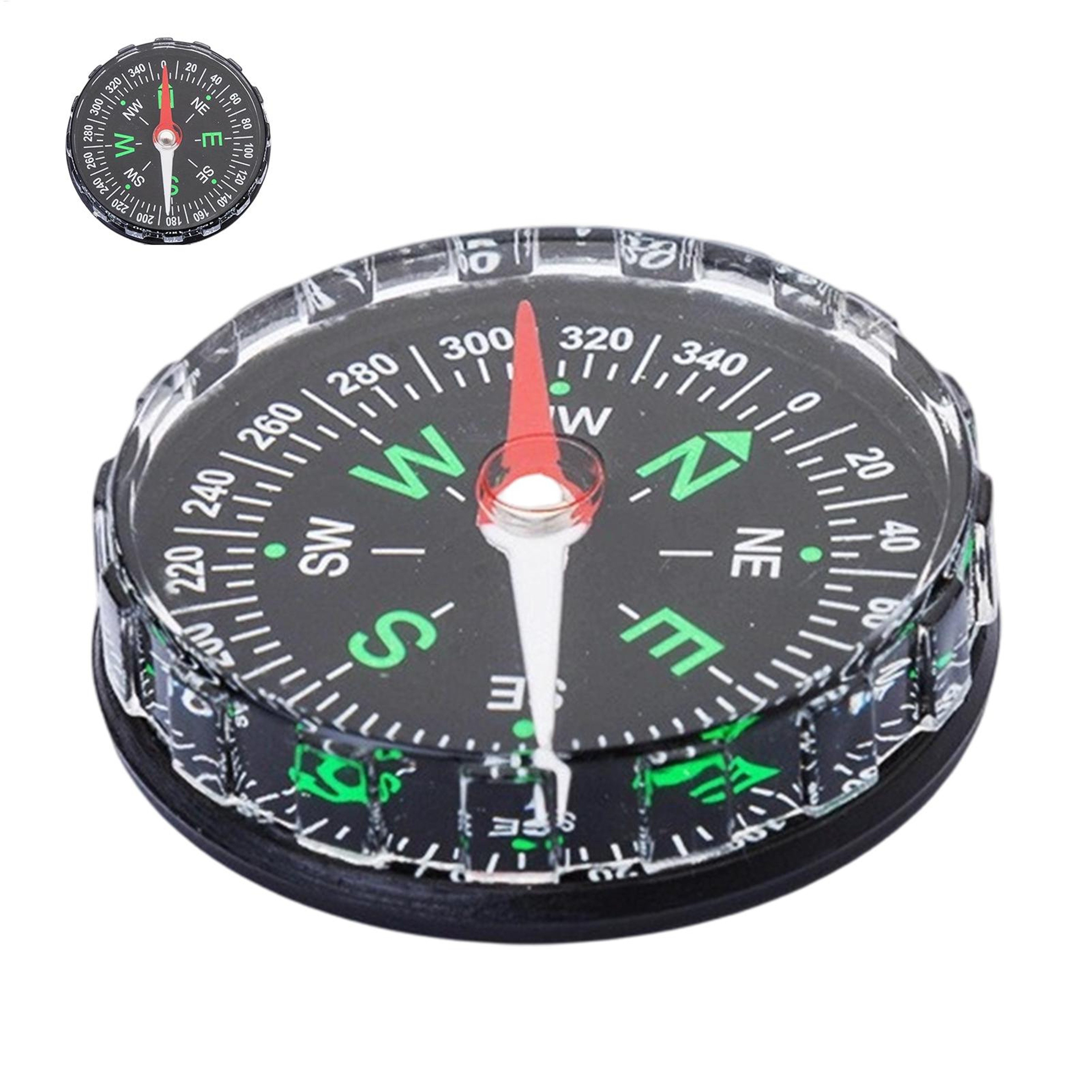 Waterproof Outdoor Survival Compass Portable Navigation Tool for Hiking Camping Travel – view 1