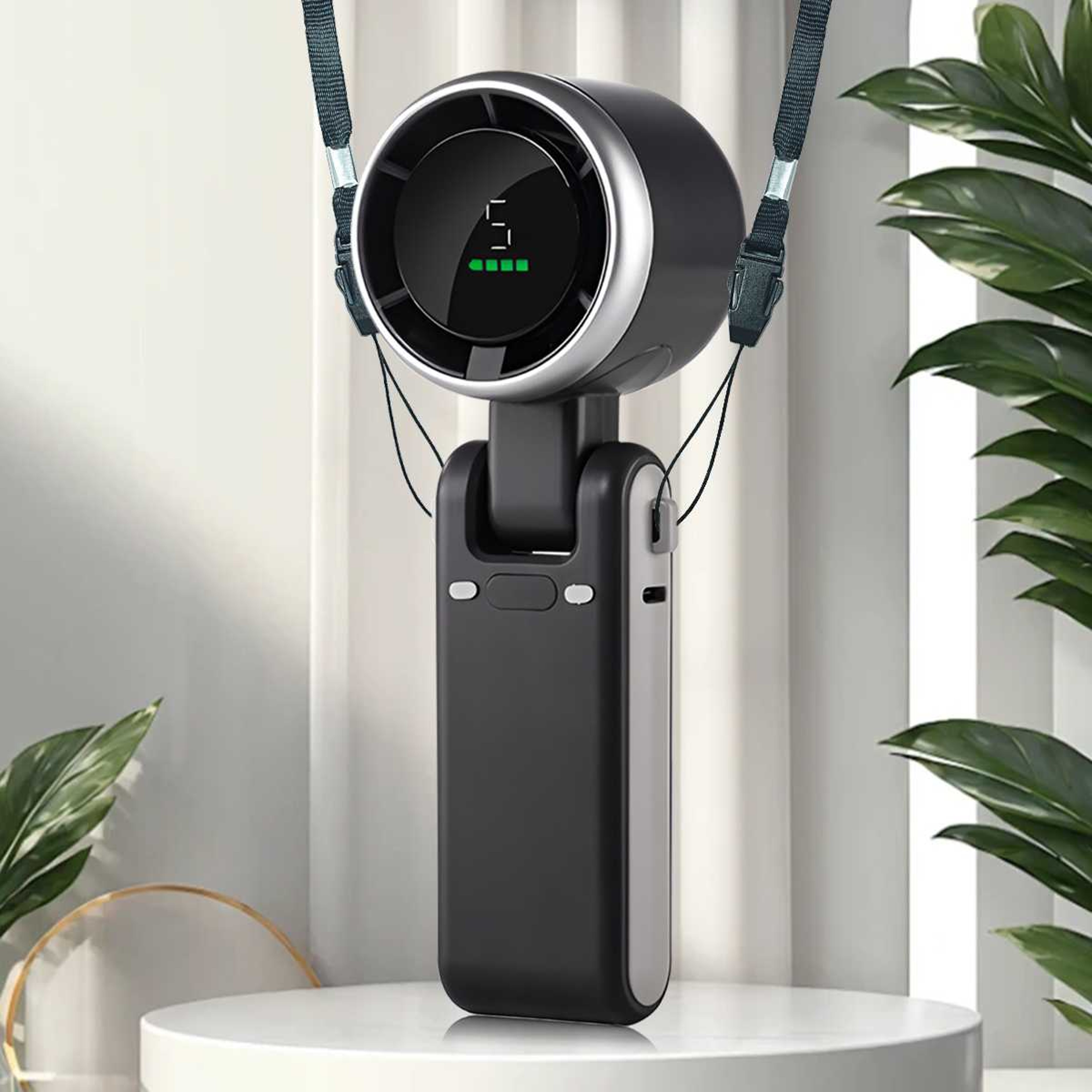 Portable Bladeless Neck Fan Foldable Cooling Fan 0