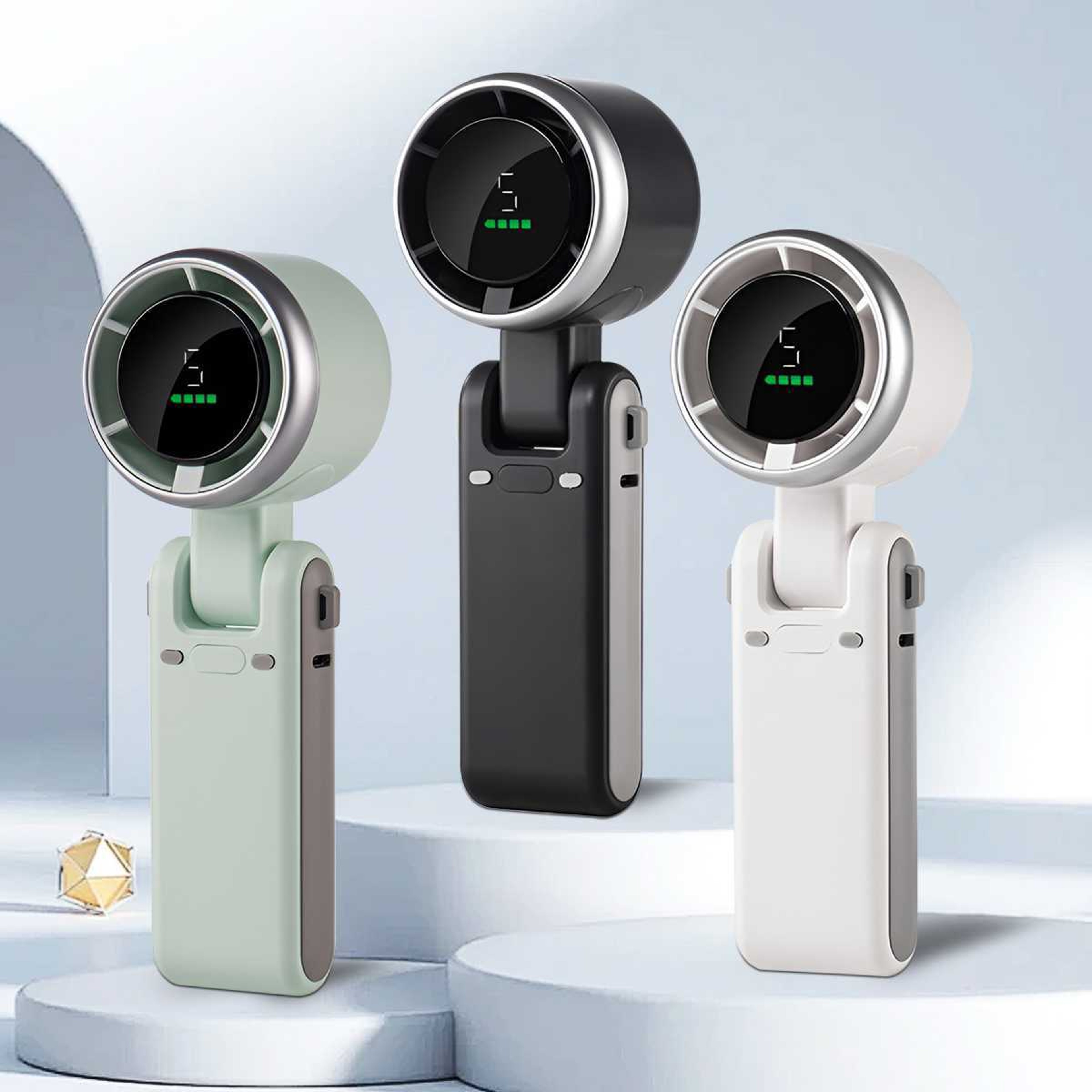 Portable Bladeless Neck Fan Foldable Cooling Fan 2