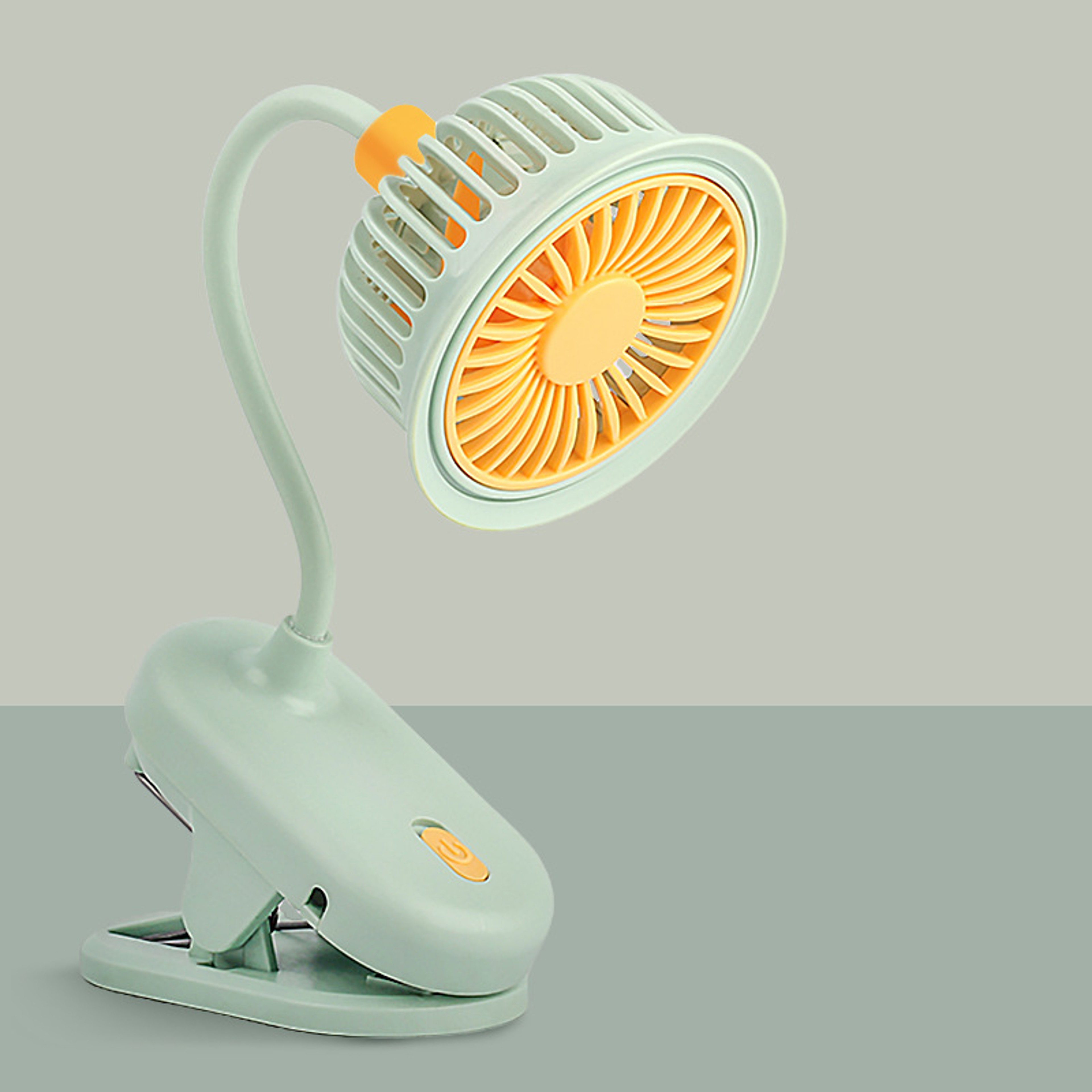 USB Rechargeable Clip On Mini Fan With Adjustable Strong Wind Portable Cooling Fan 8