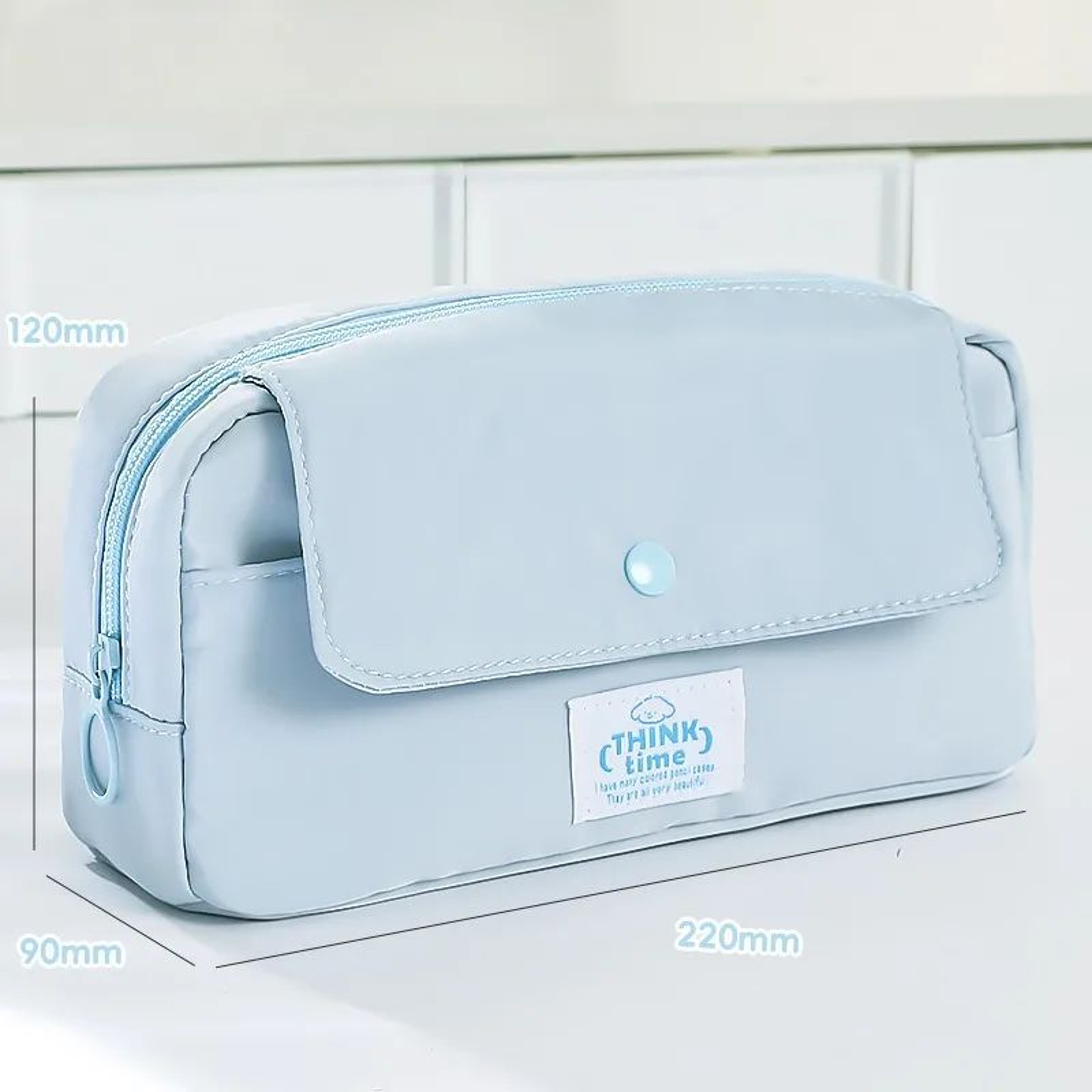 Transparent Large Capacity Pencil Case Multi Functional Stationery Bag For School Office Storage 8