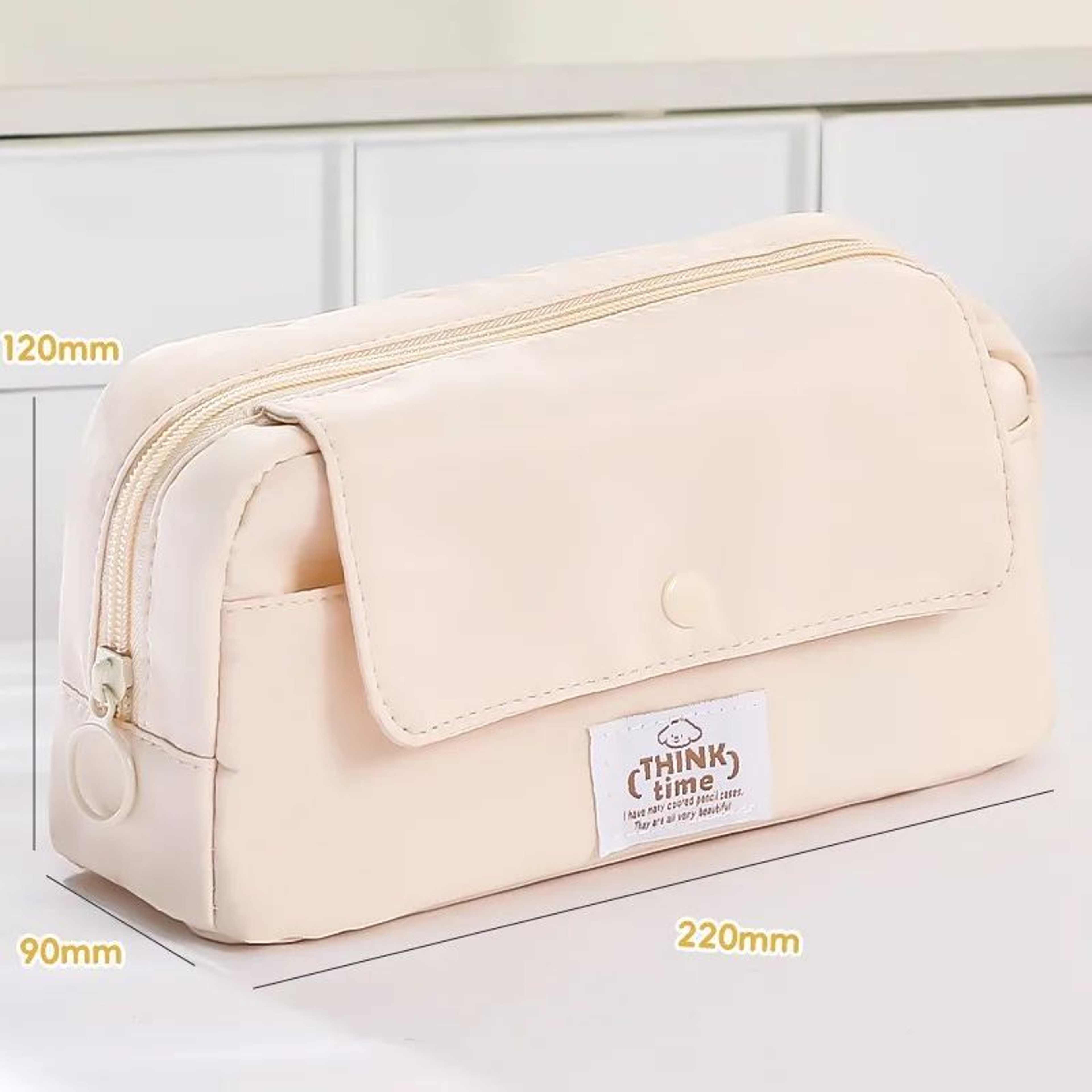 Transparent Large Capacity Pencil Case Multi Functional Stationery Bag For School Office Storage 7
